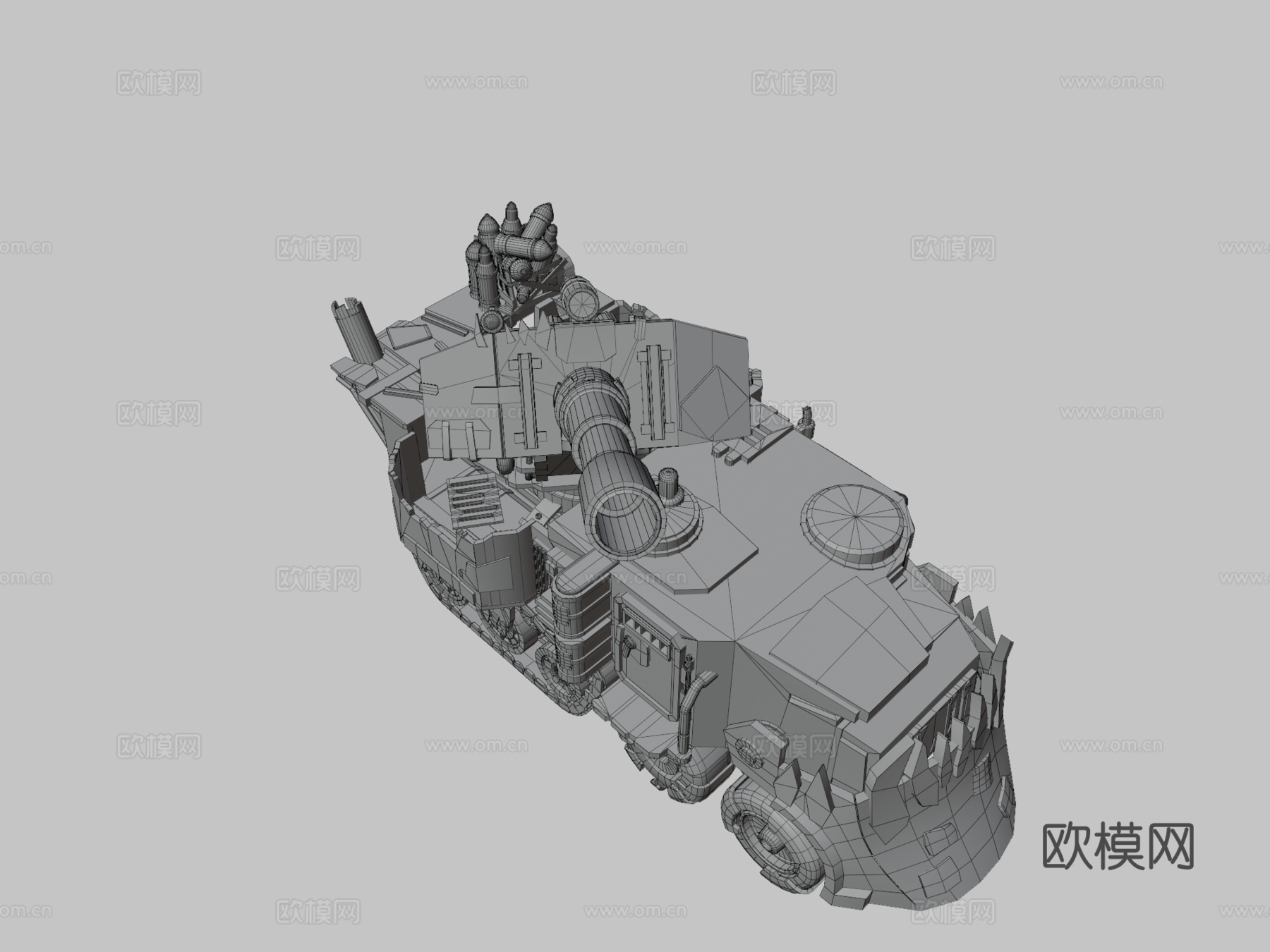 战锤40K_兽人战斗车_粉丝艺术3d模型