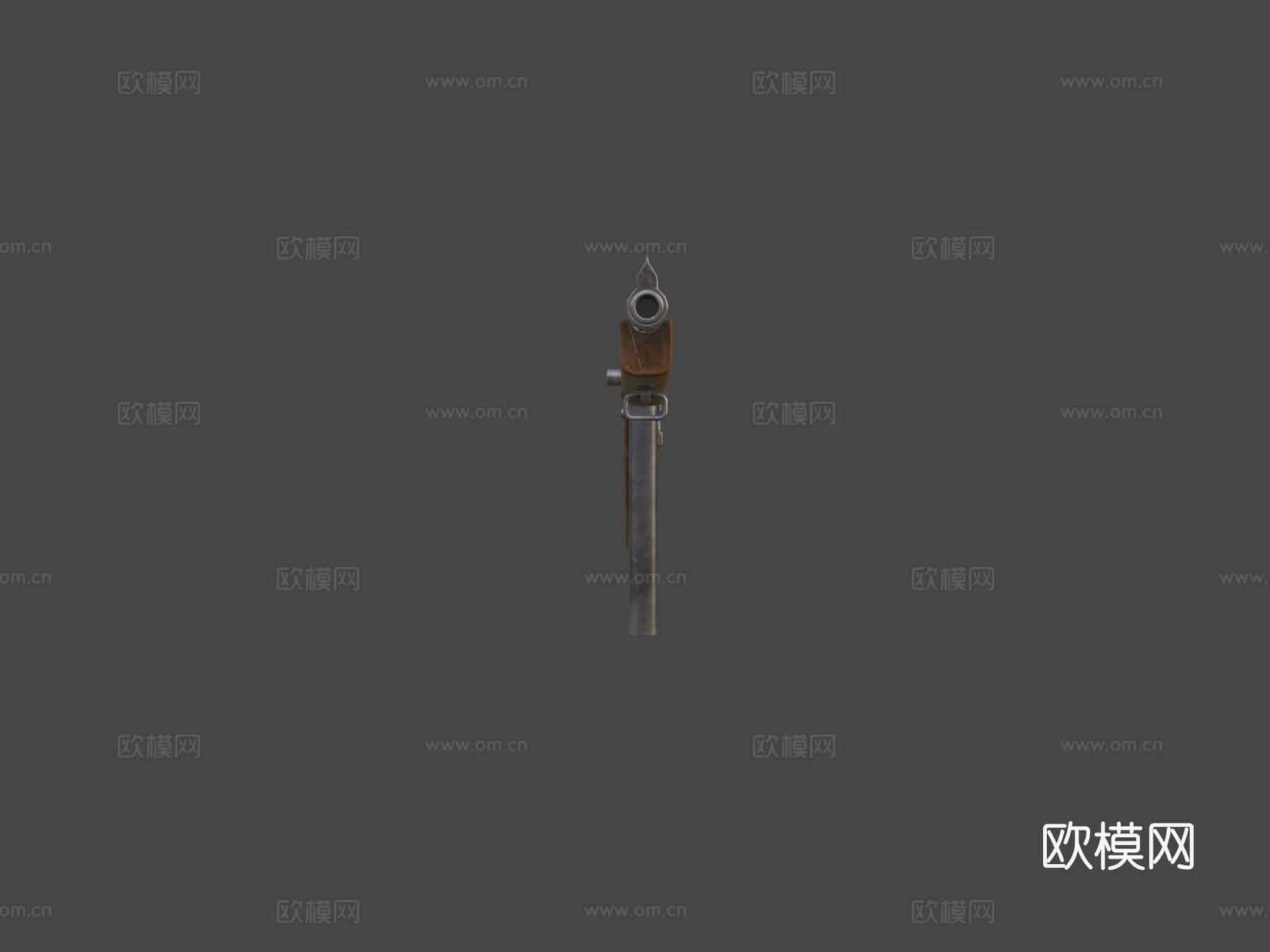 二战汤普森冲锋枪su模型