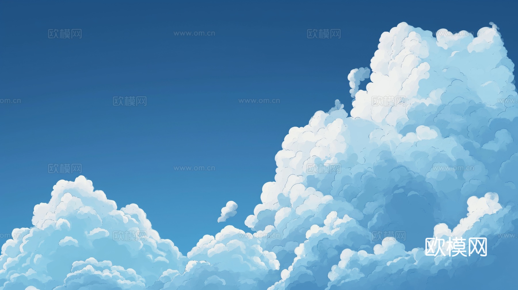 外景天空蓝天白云