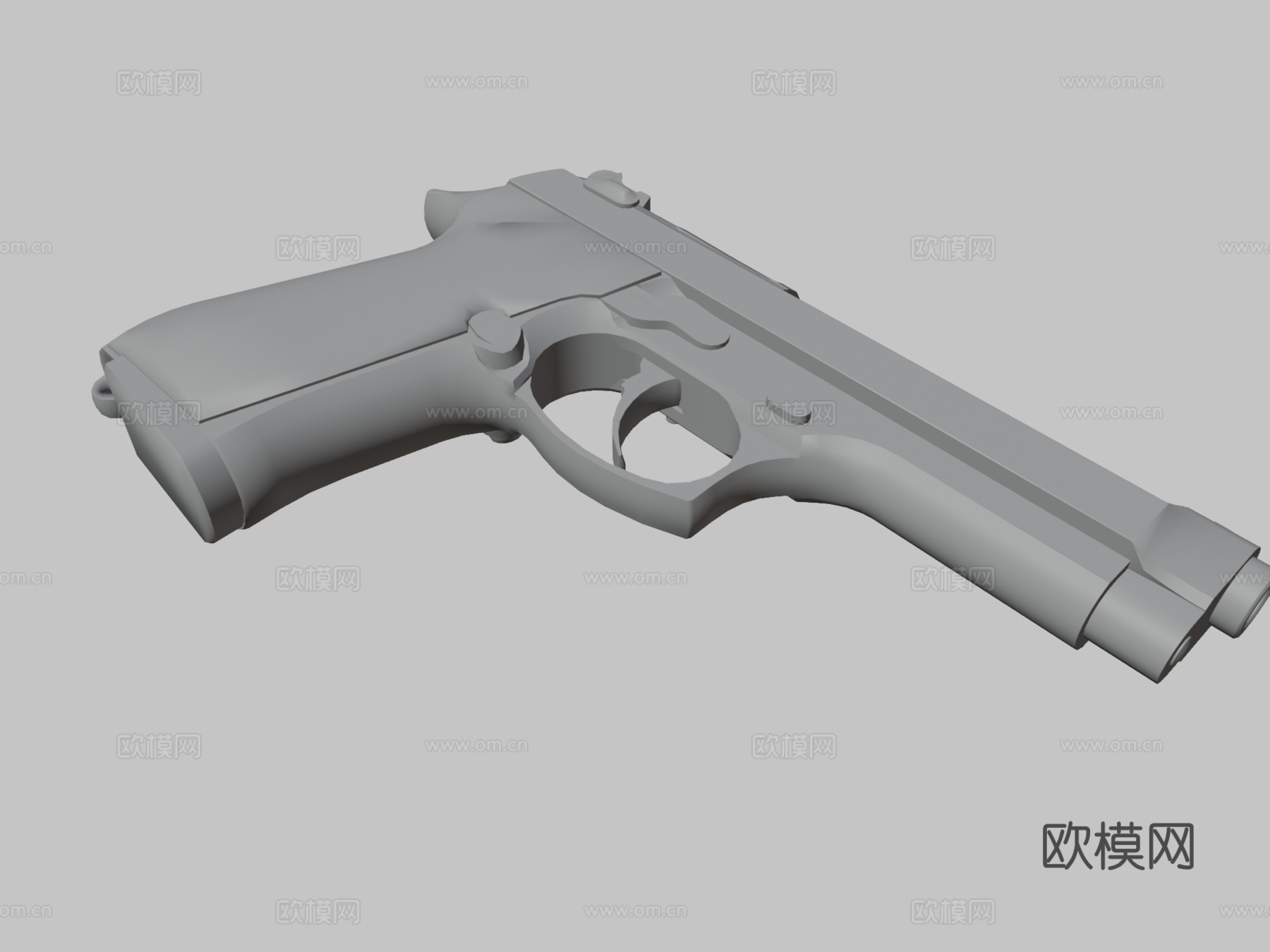 沙漠数字 - P92 - PUBG3d模型