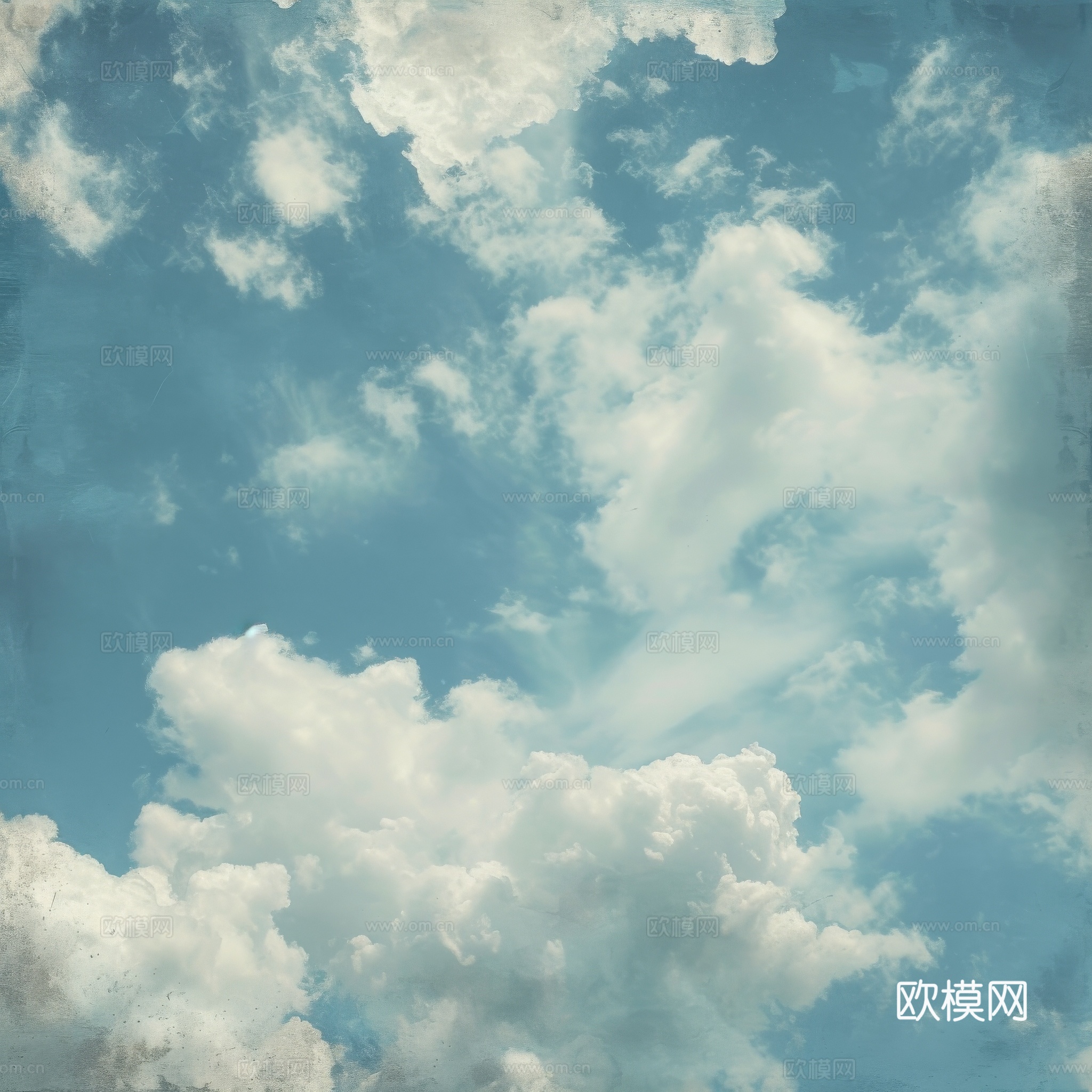 外景天空蓝天白云
