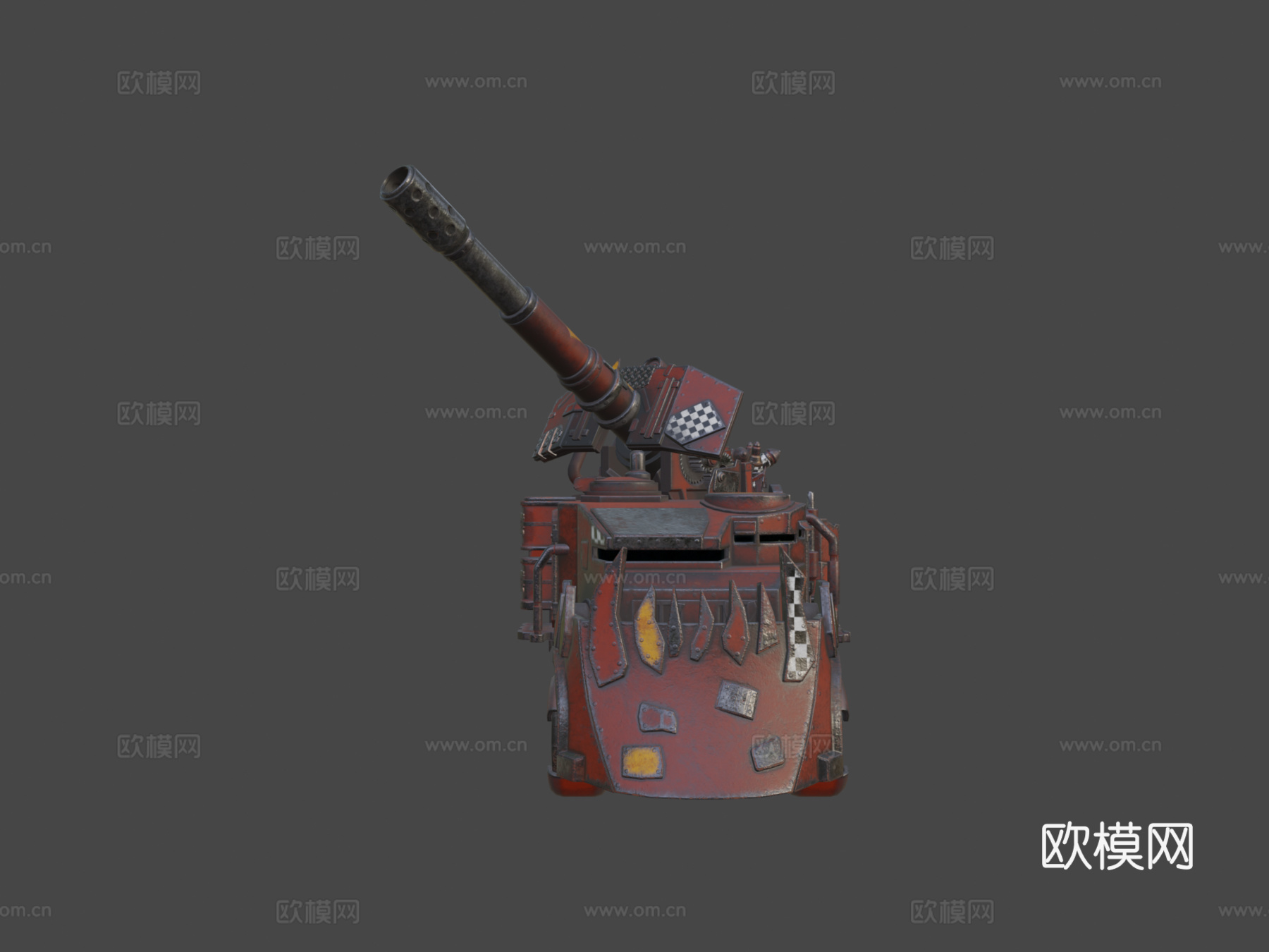 战锤40K_兽人战斗车_粉丝艺术3d模型
