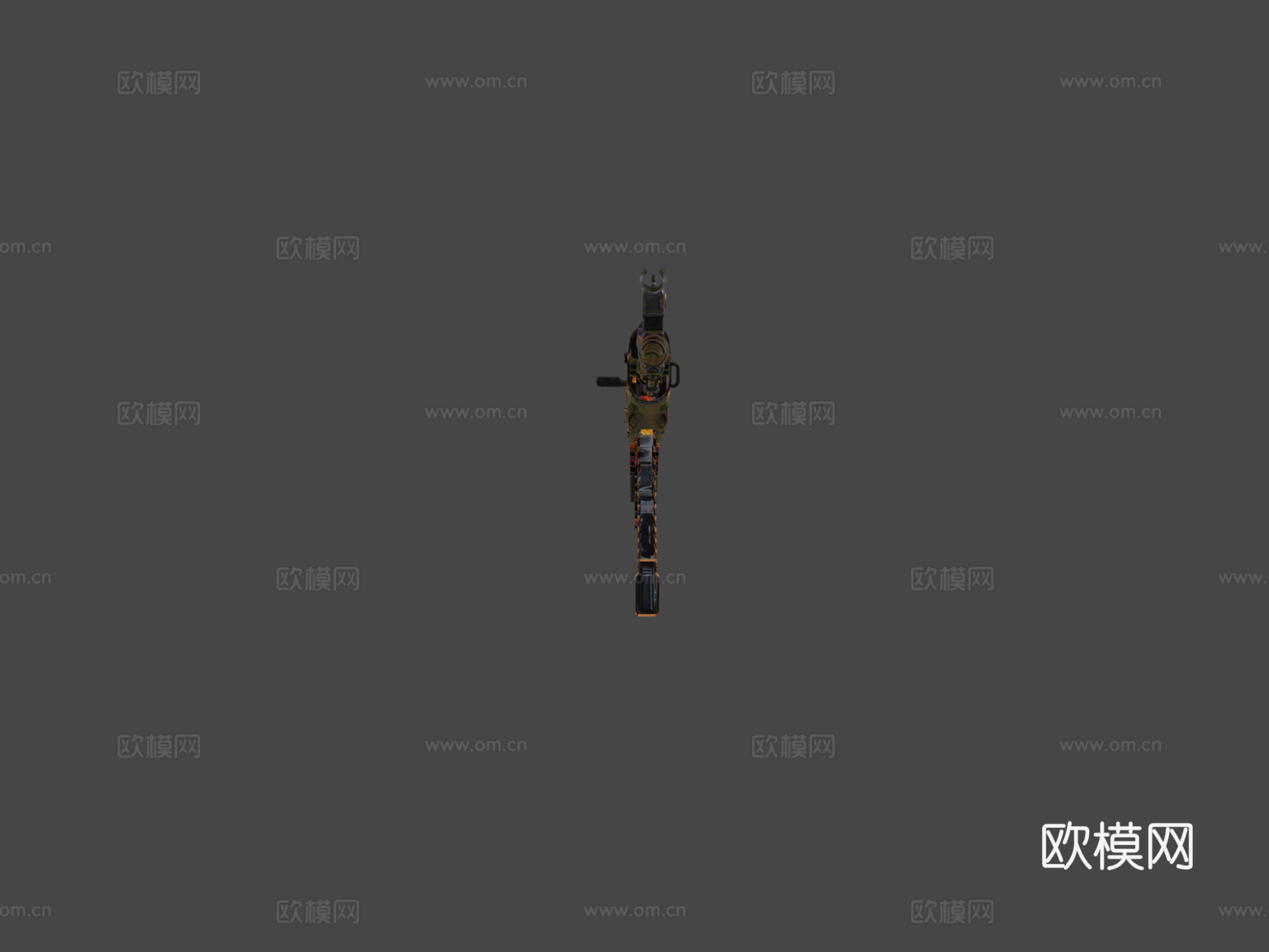AK-47 - 恶魔3d模型