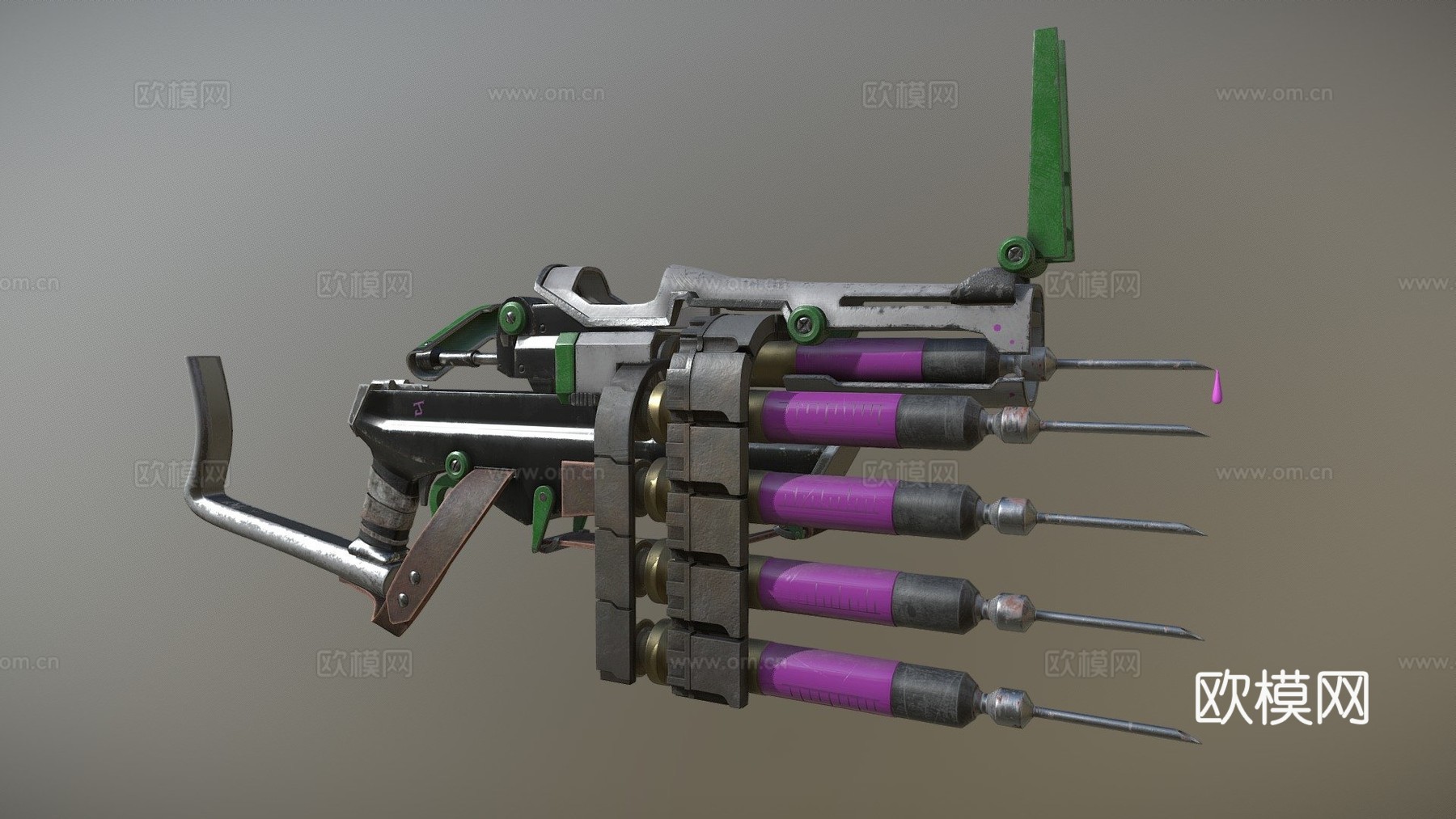 蝙蝠侠阿卡姆 - 小丑帮注射步枪su模型