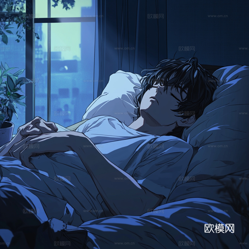 童趣卡通儿童房人物挂画下载（渲染图3）