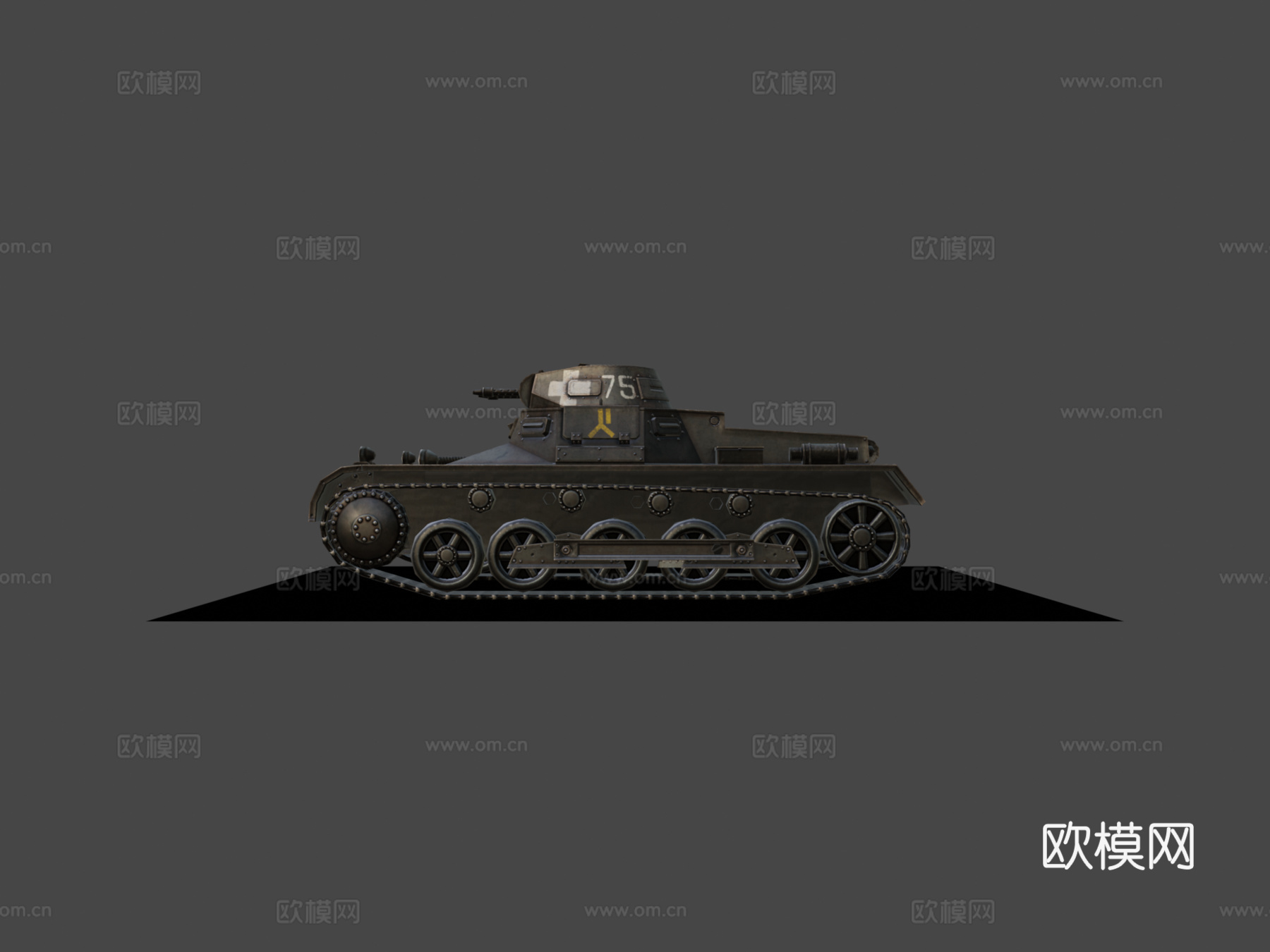 德国轻型坦克潘泽IB（SdKfz 101）su模型