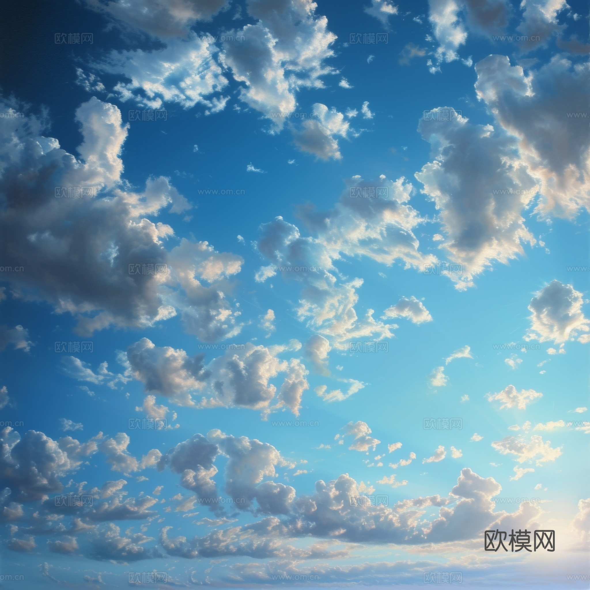 外景天空蓝天白云