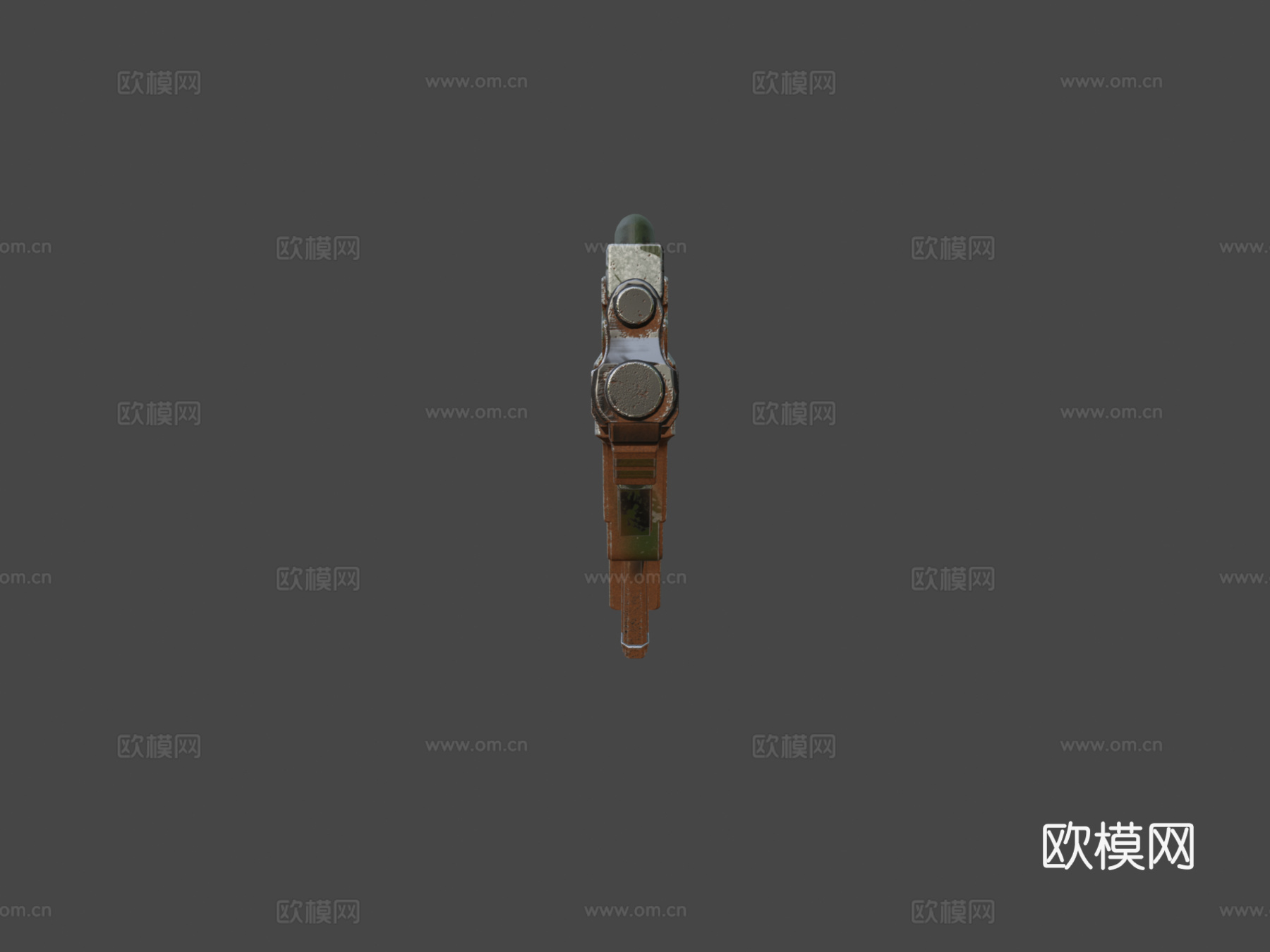 旧突击步枪3d模型