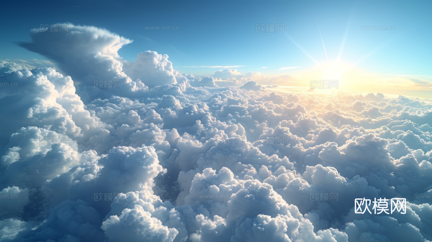 外景天空蓝天白云