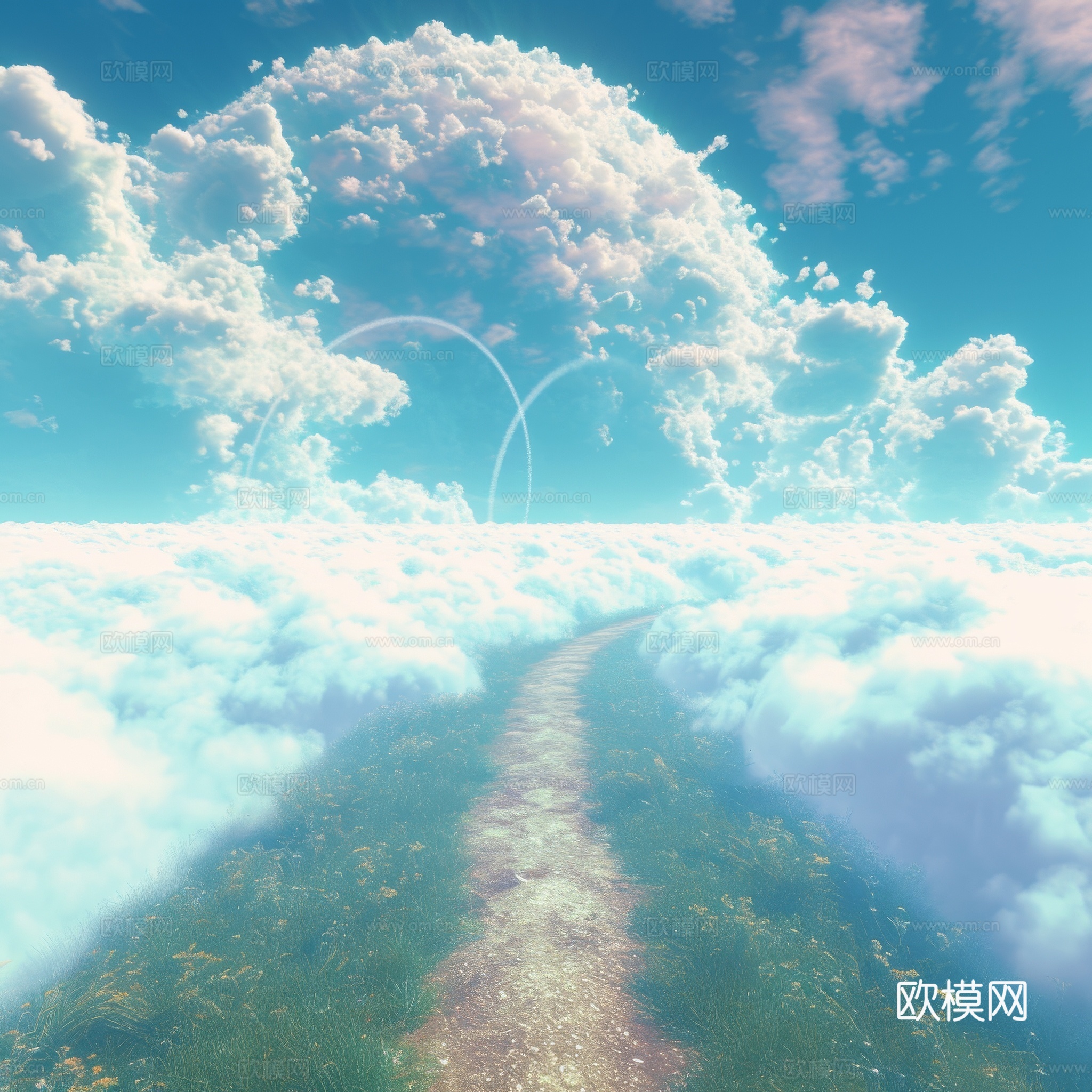 外景天空蓝天白云