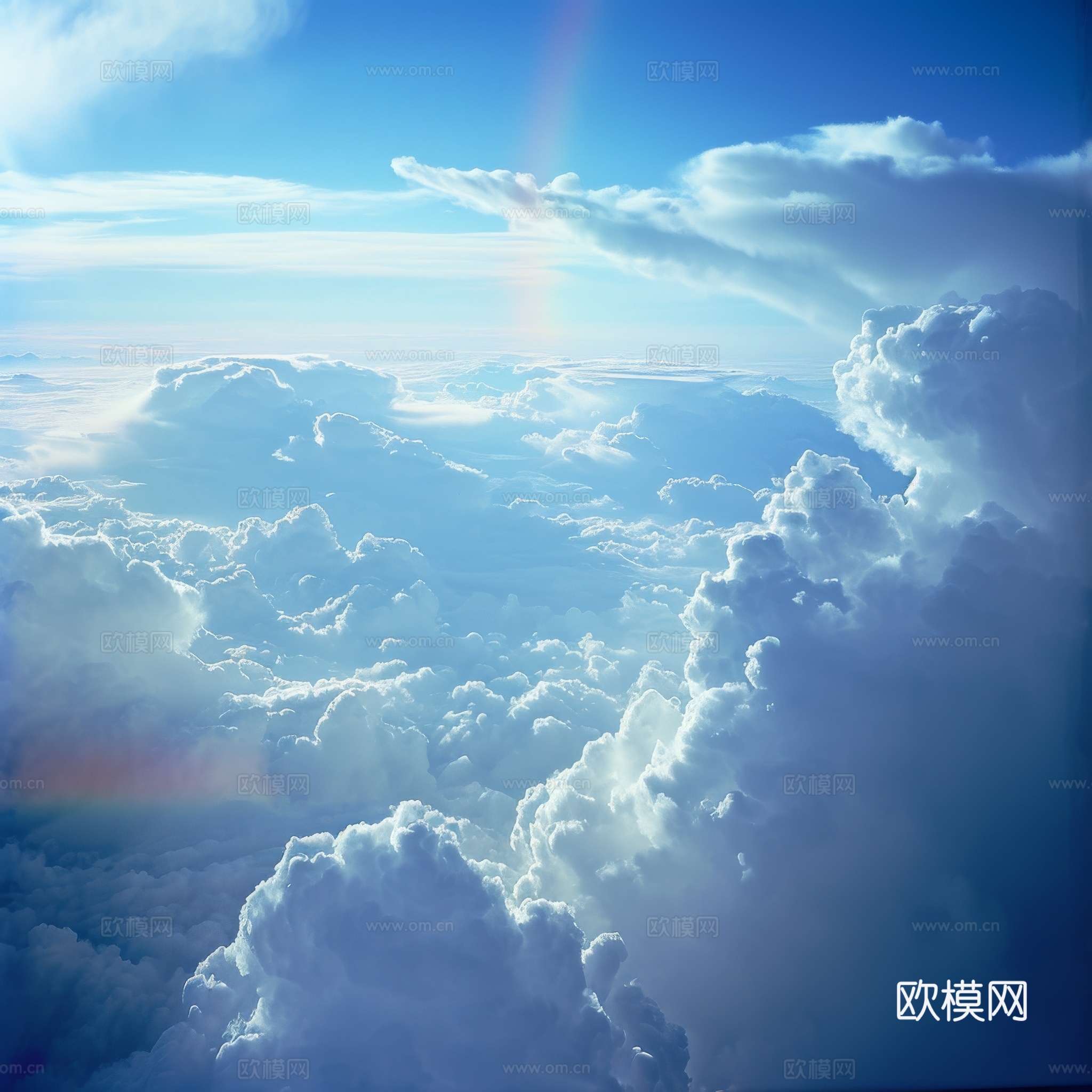 外景天空蓝天白云