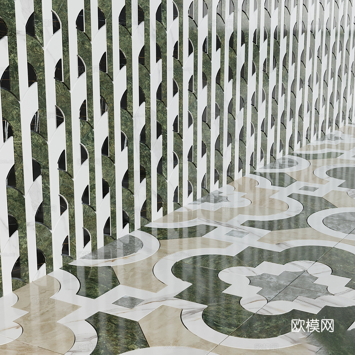 瓷砖 花砖3d模型