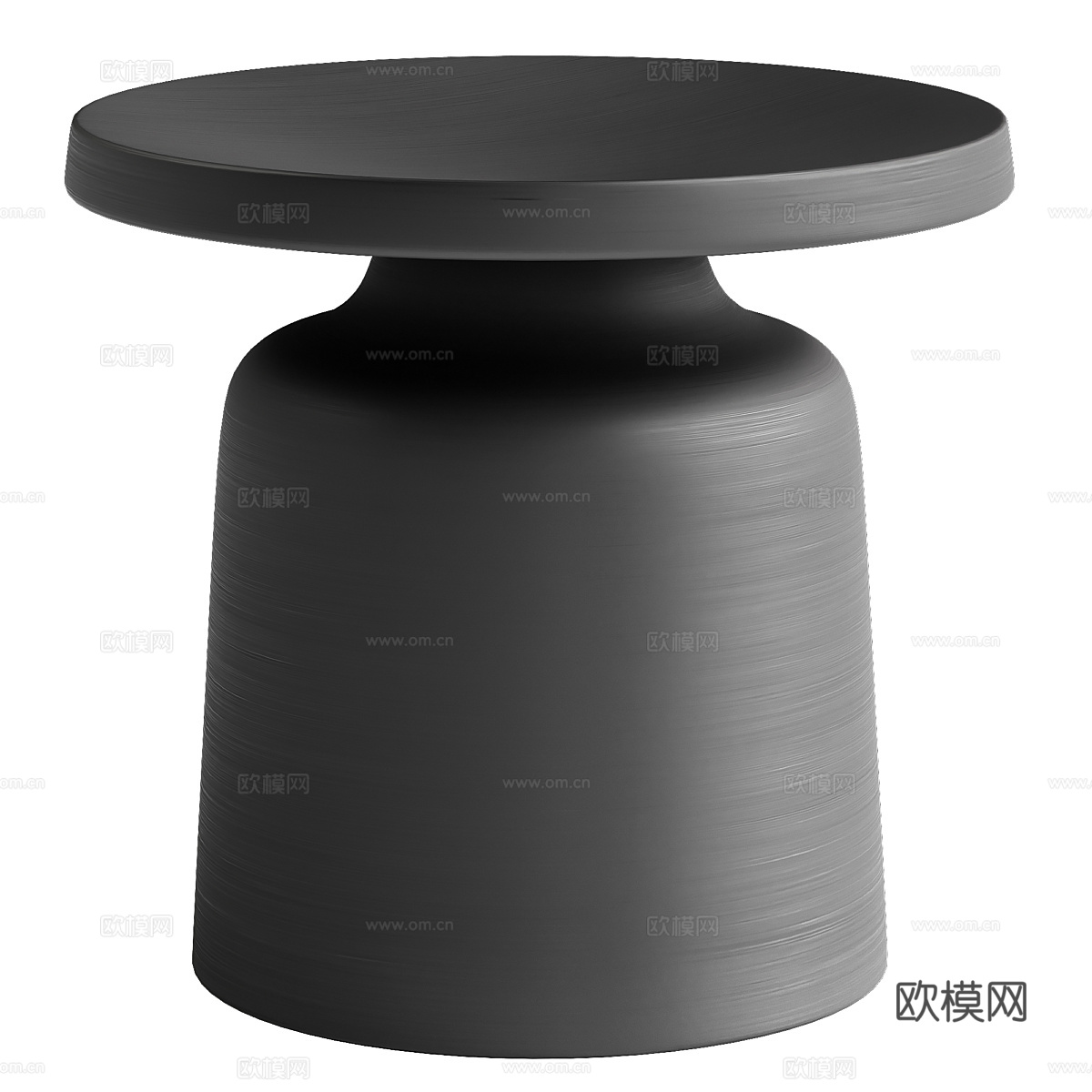 现代奶油风亚克力茶几3d模型