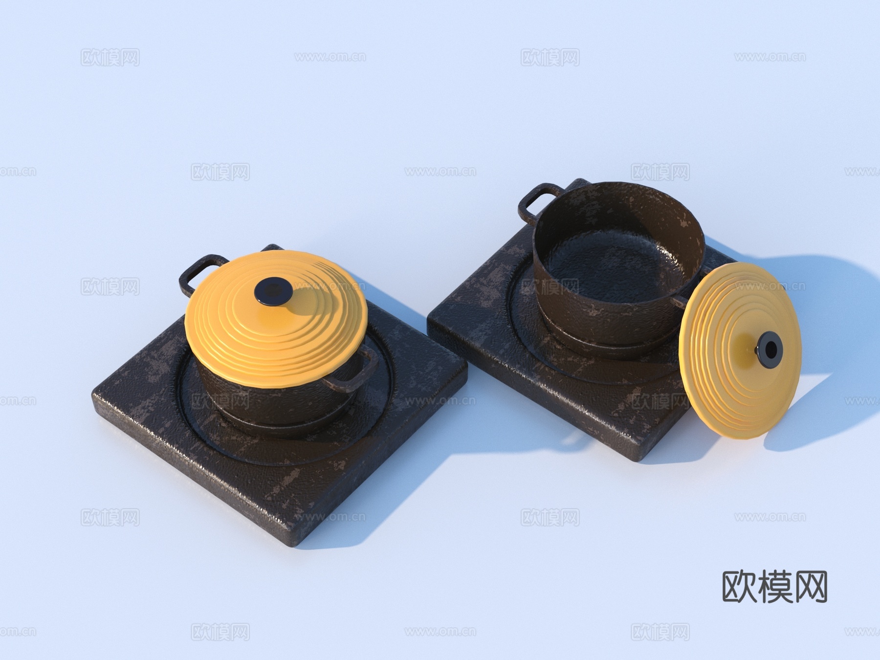 砂锅 土砂锅 厨具3d模型