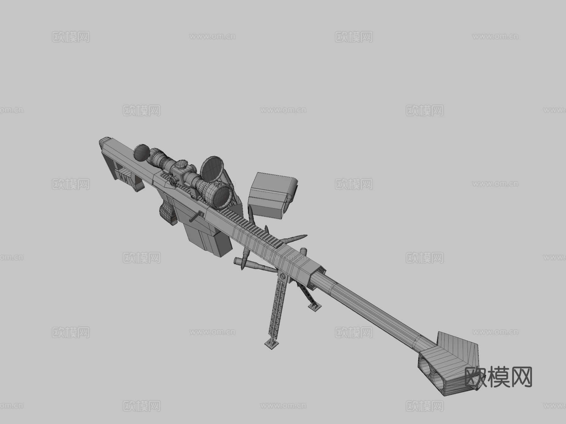Barret Cal50su模型