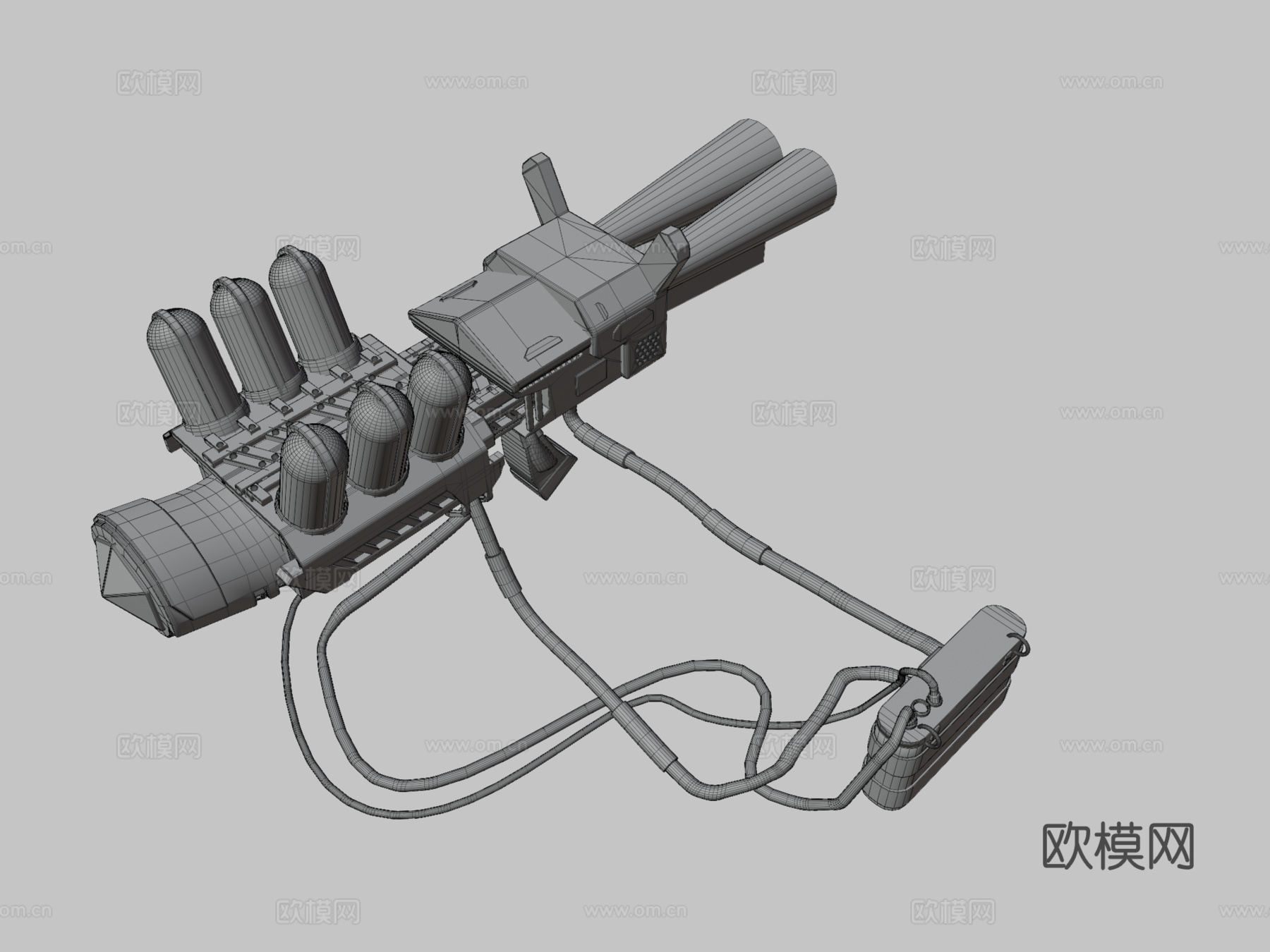 放射性枪su模型