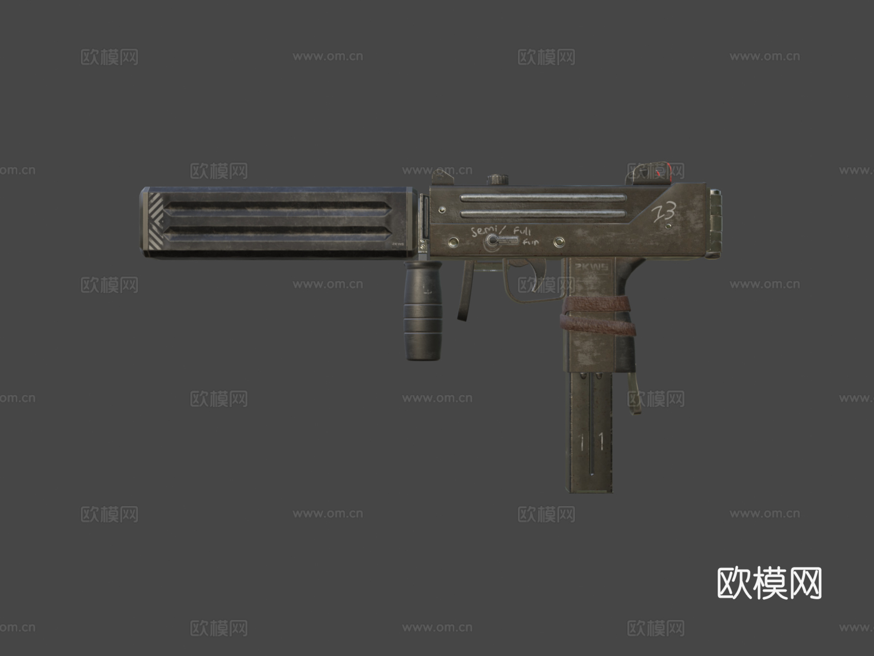 Mac-10定制su模型