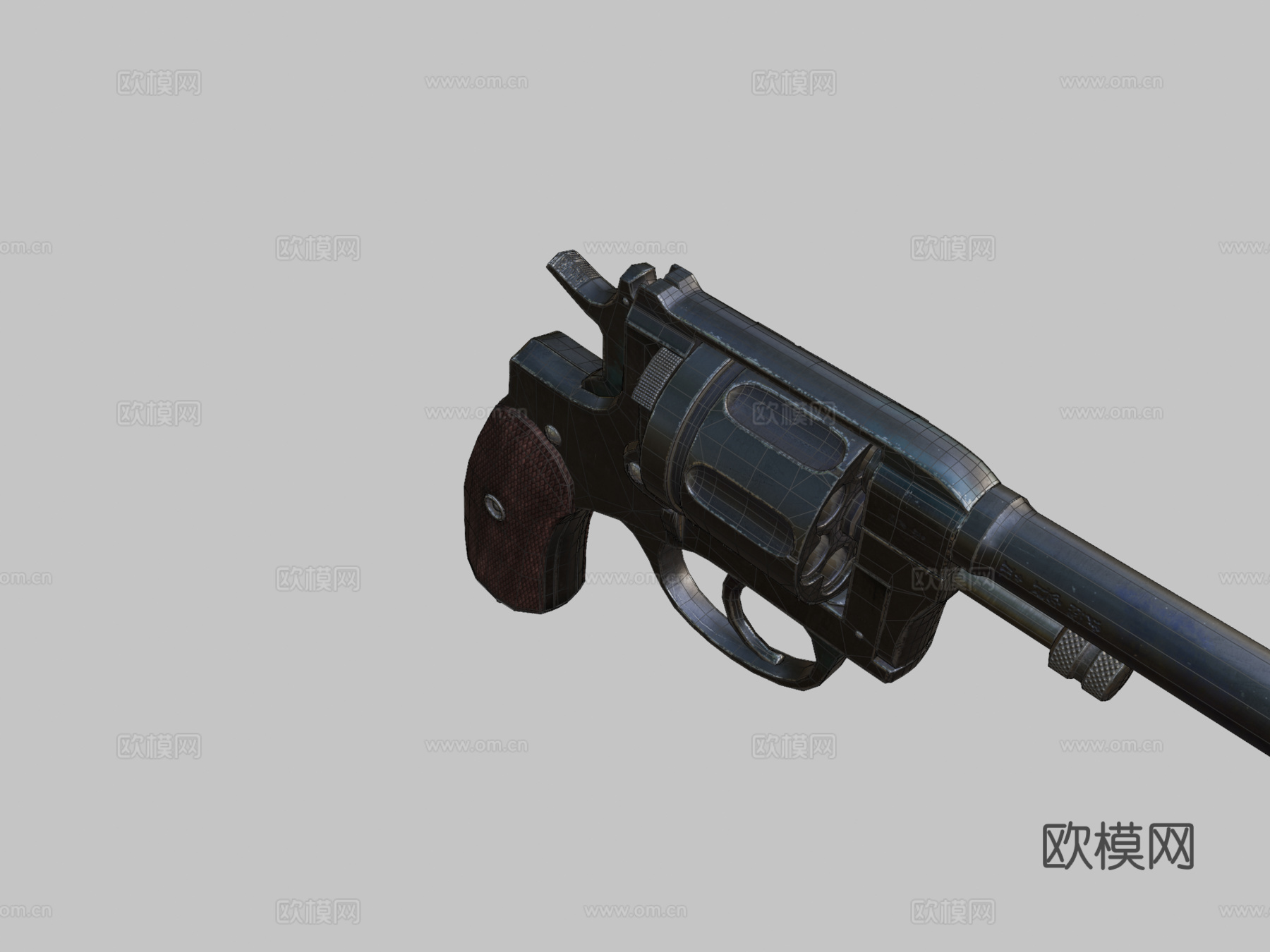 比利时1910摇摆式 [测试v1.0，求批评]3d模型