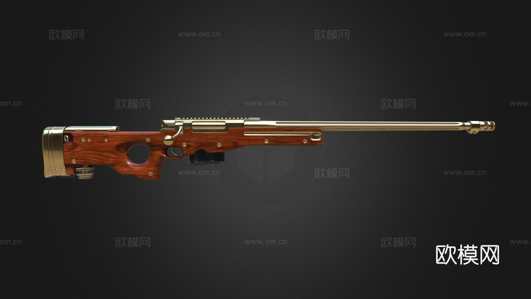 金色板 - AWM - PUBGsu模型
