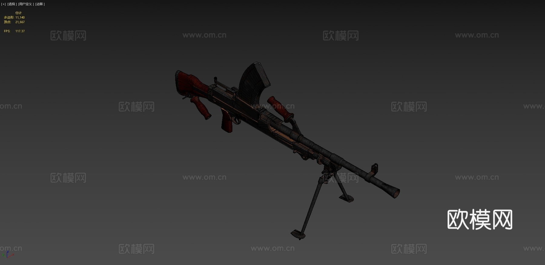 布伦Mk13d模型