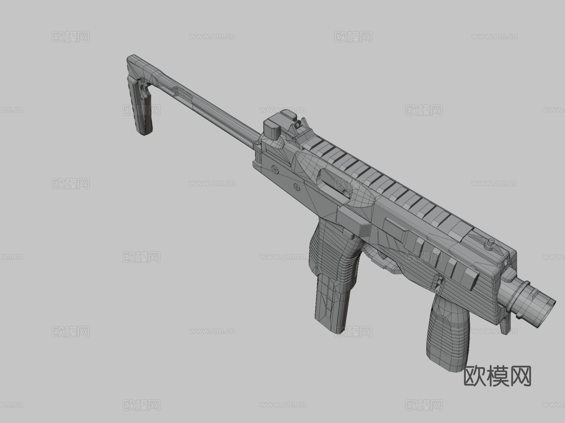MP9 - 溅射冲击3d模型