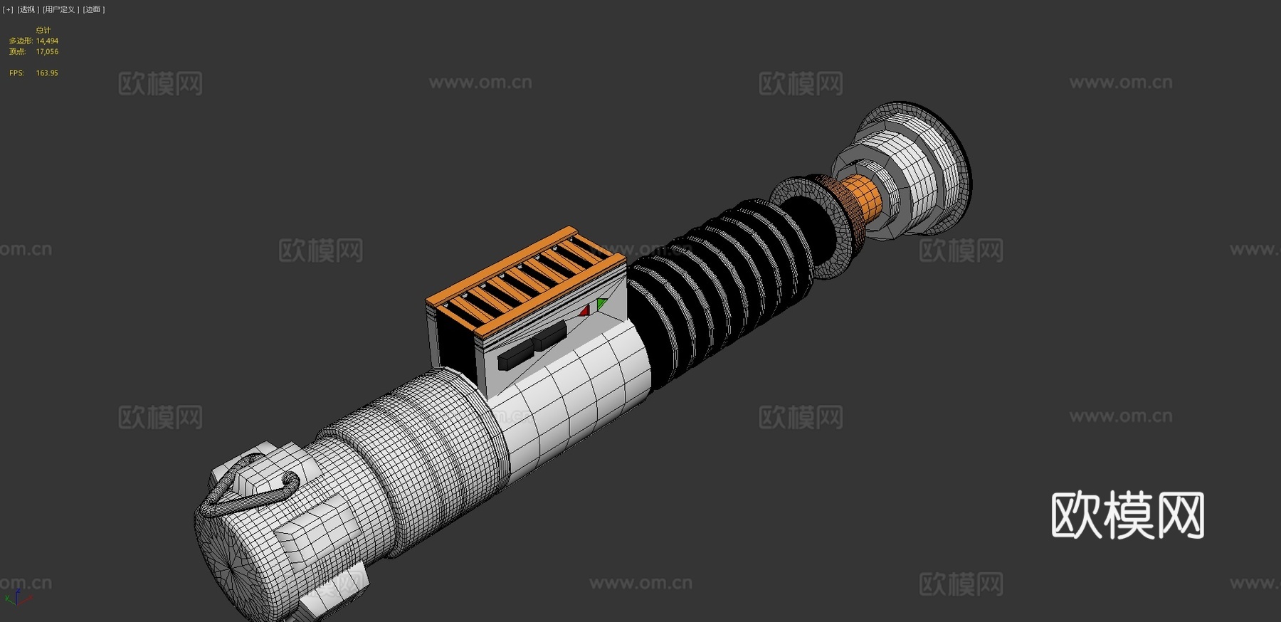 卢克·天行者光剑su模型