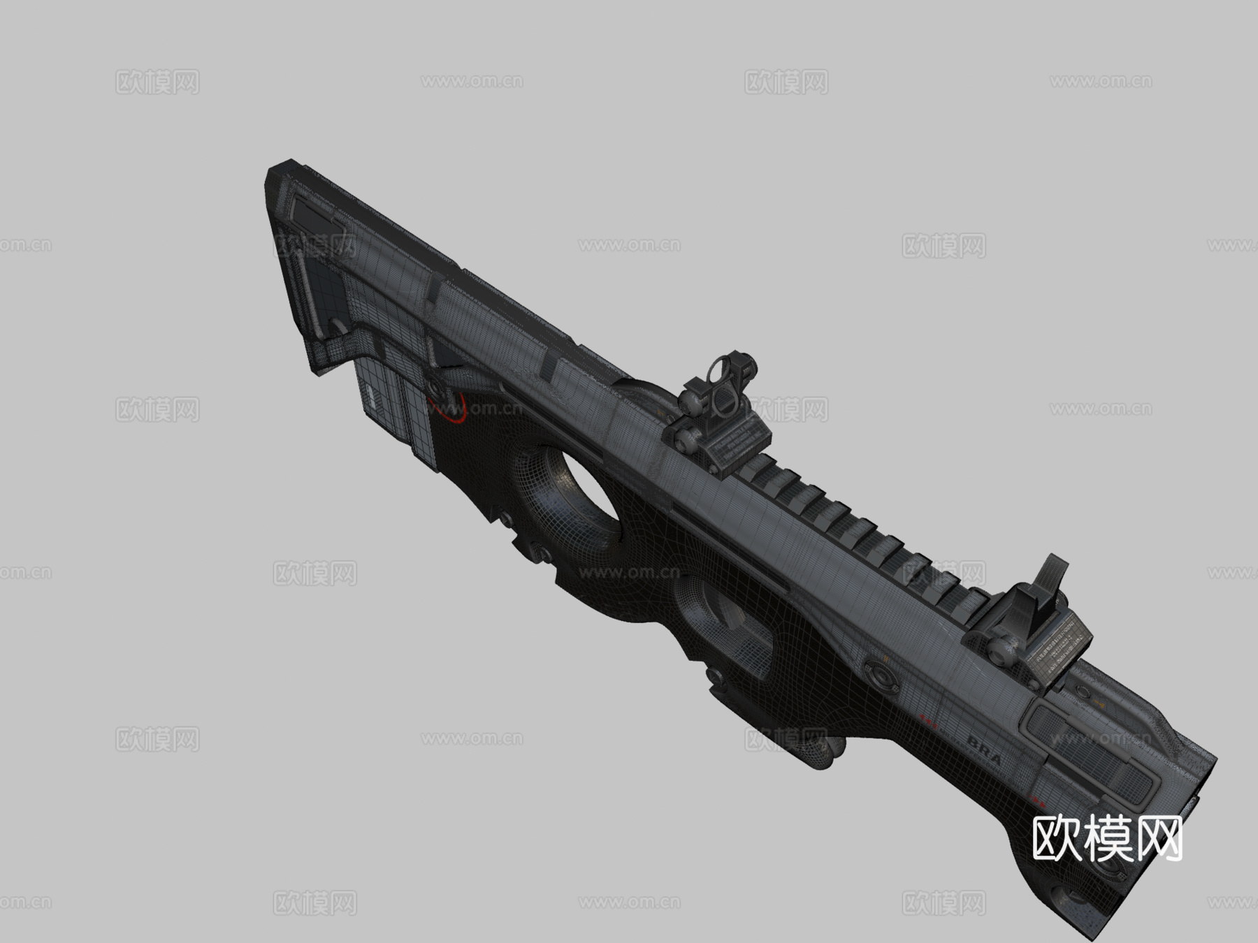 埃登·古拉齐乌的紧凑型武器设计复制品su模型
