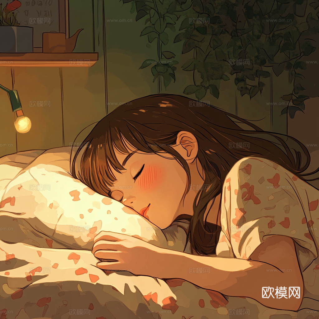 童趣卡通儿童房人物挂画下载（渲染图5）