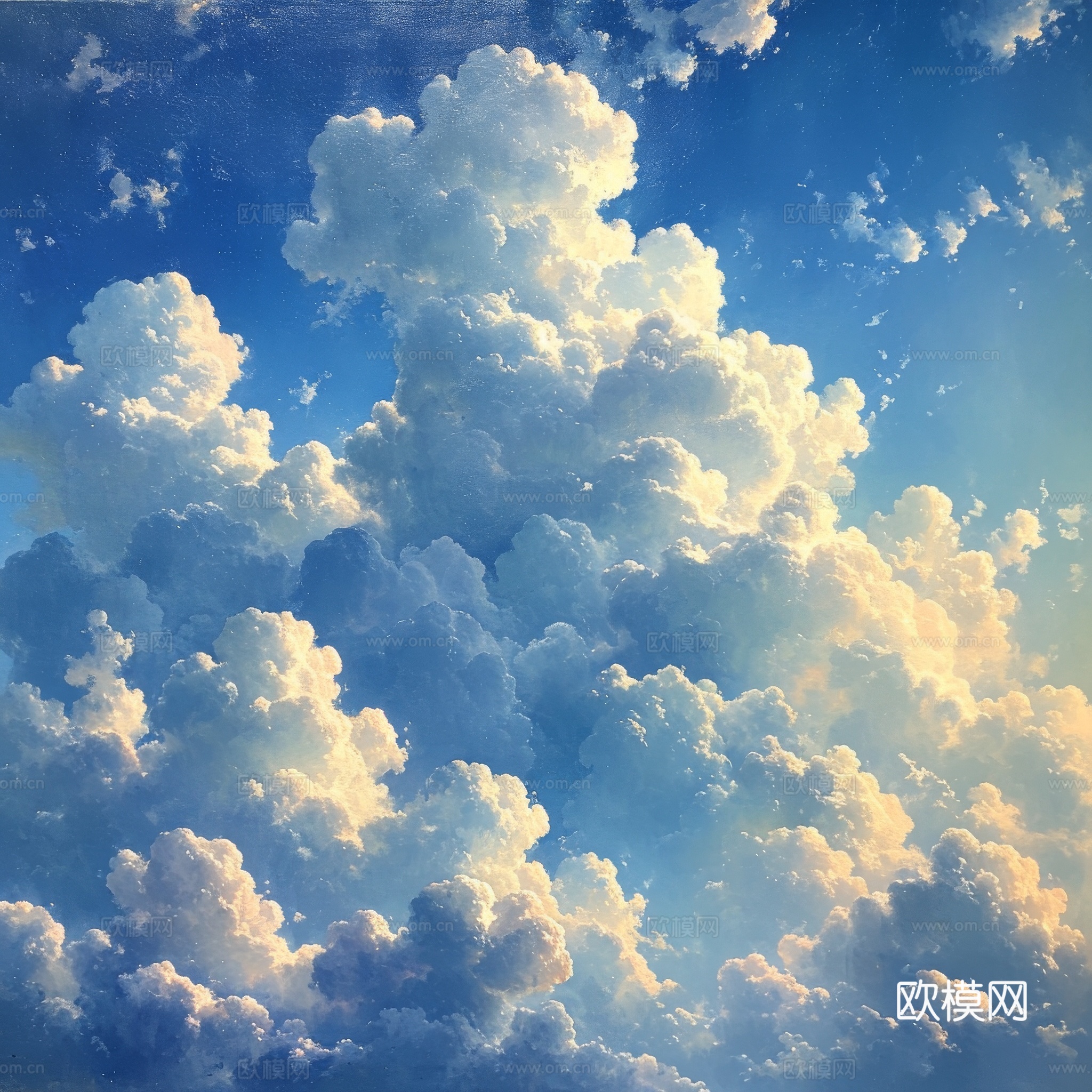 外景天空蓝天白云