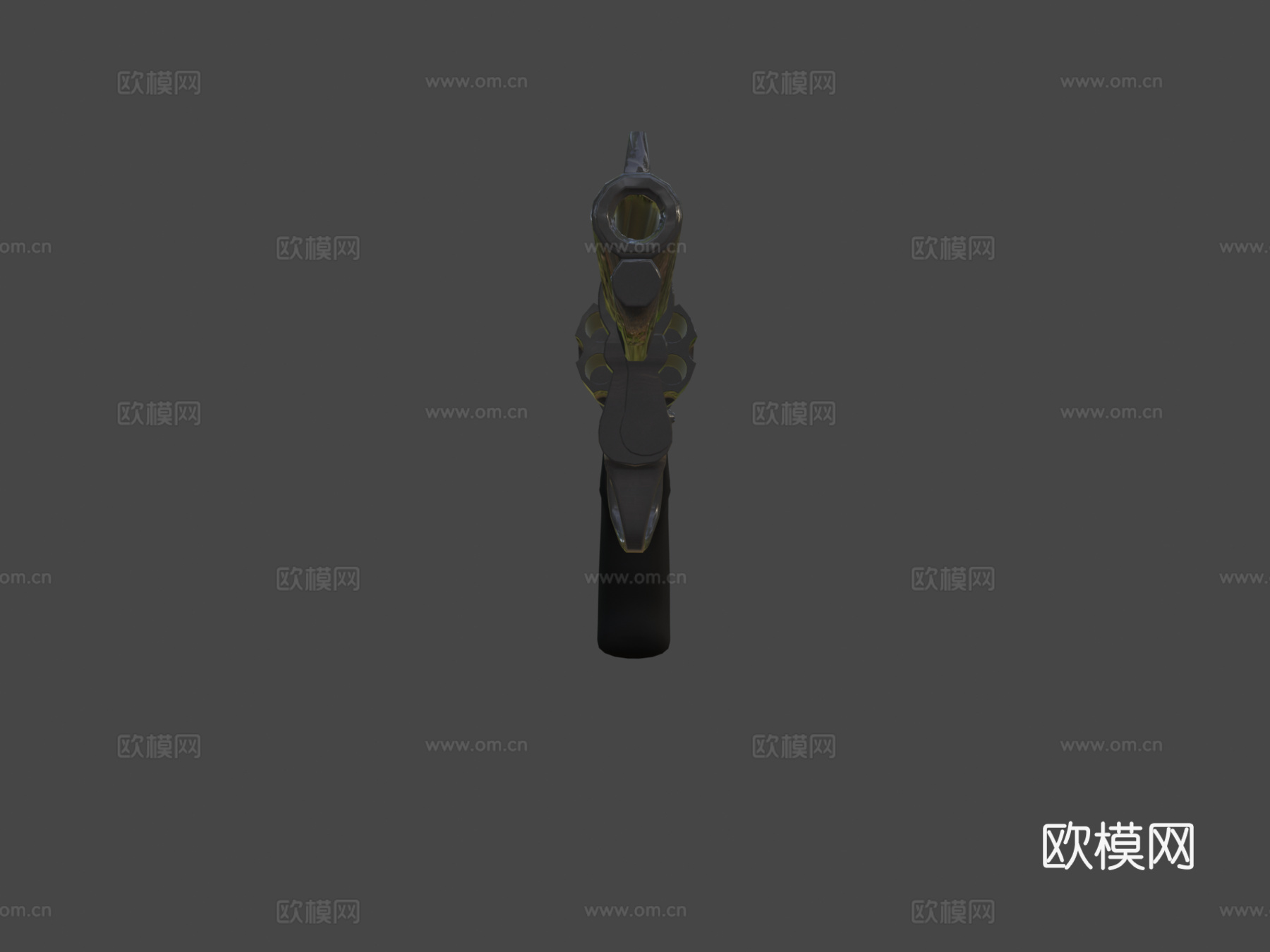 左轮手枪（游戏资产）3d模型
