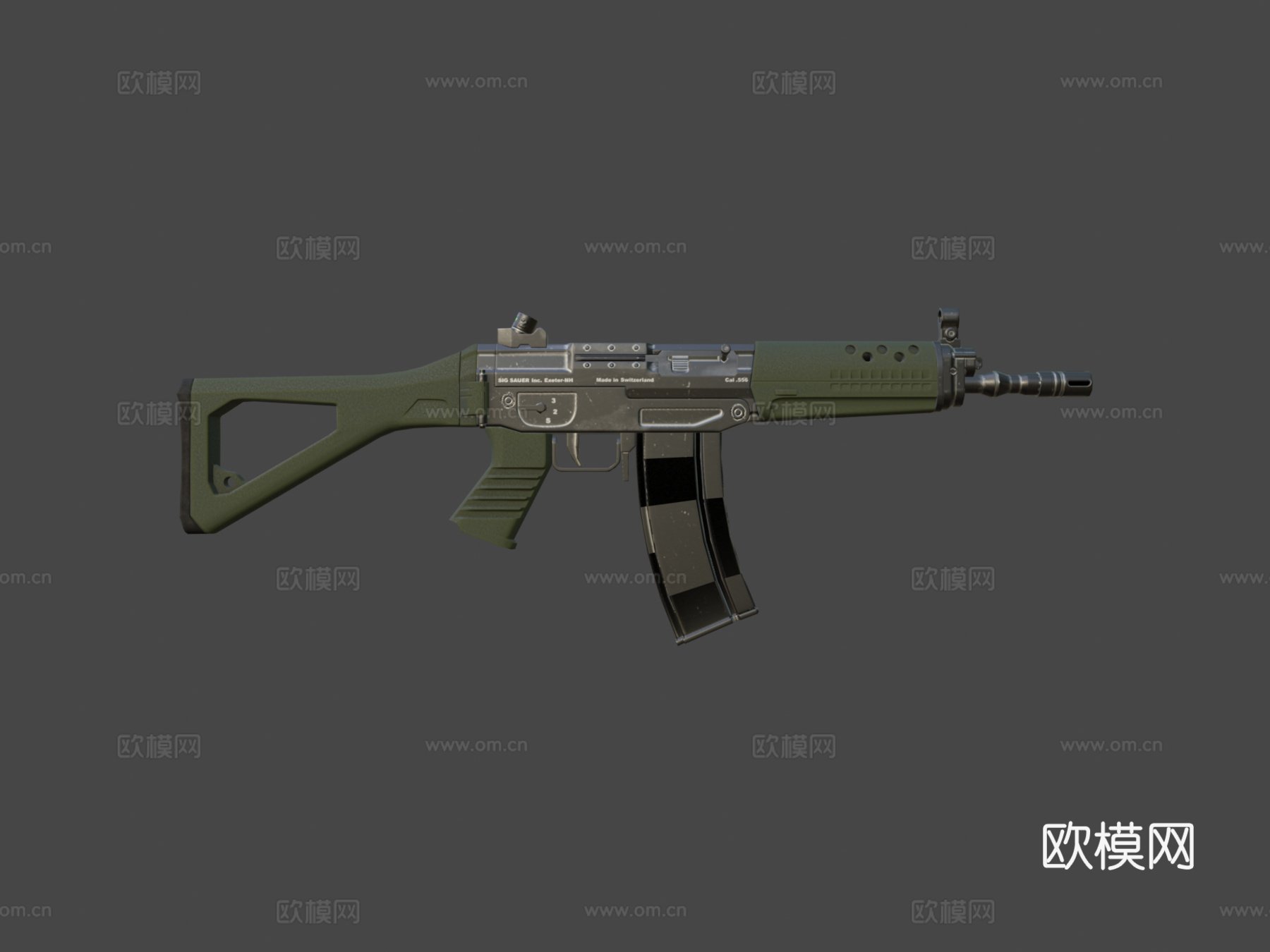 SG553突击步枪su模型