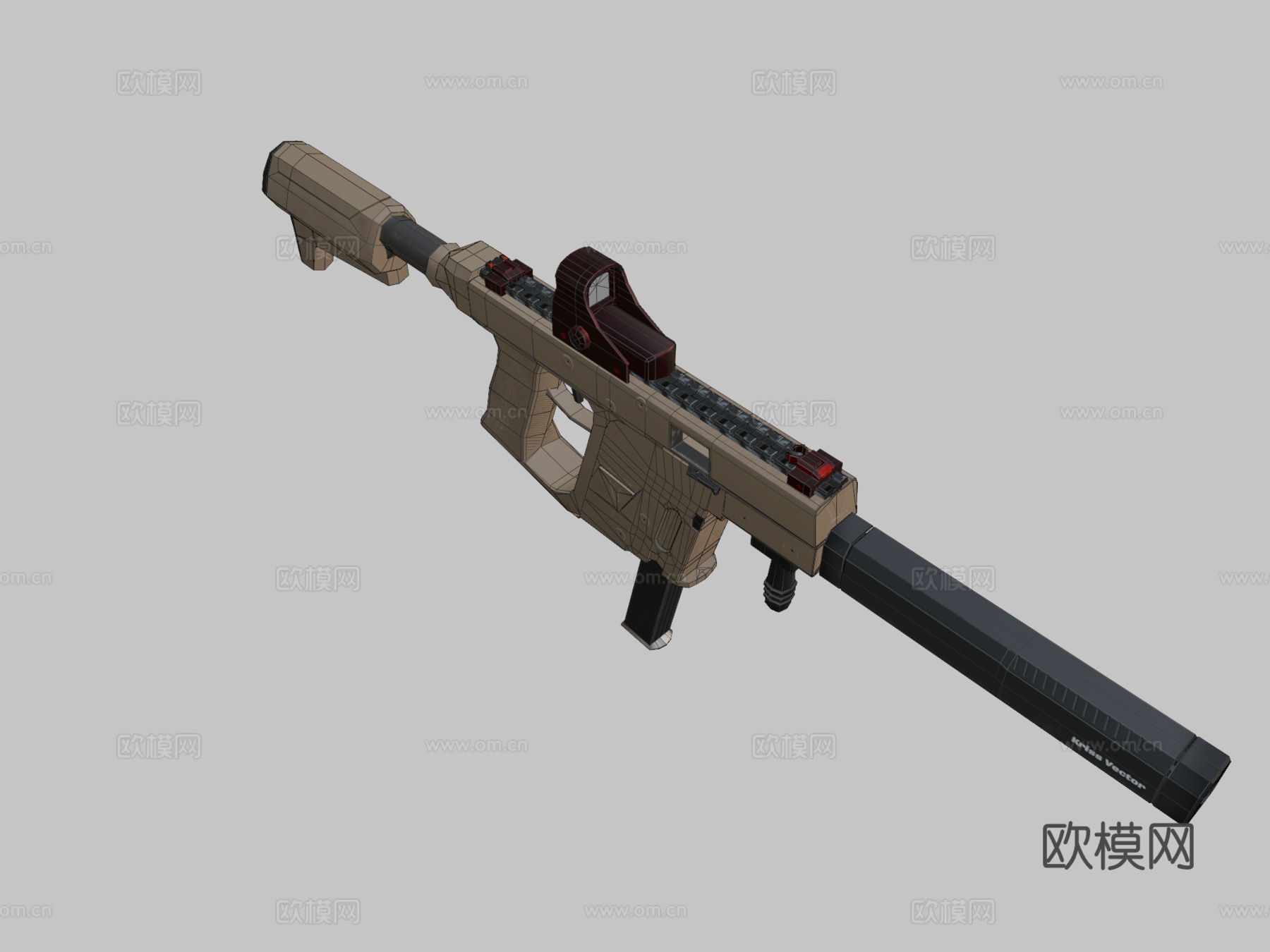Kriss Vector3d模型