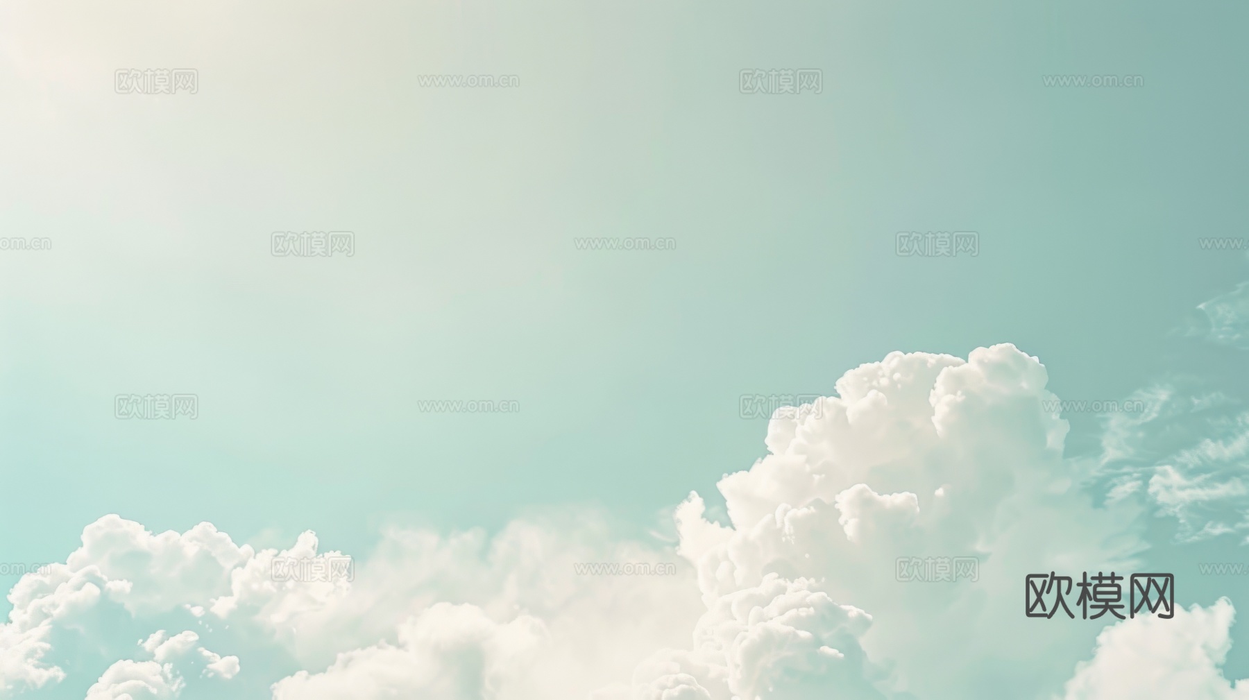 外景天空蓝天白云