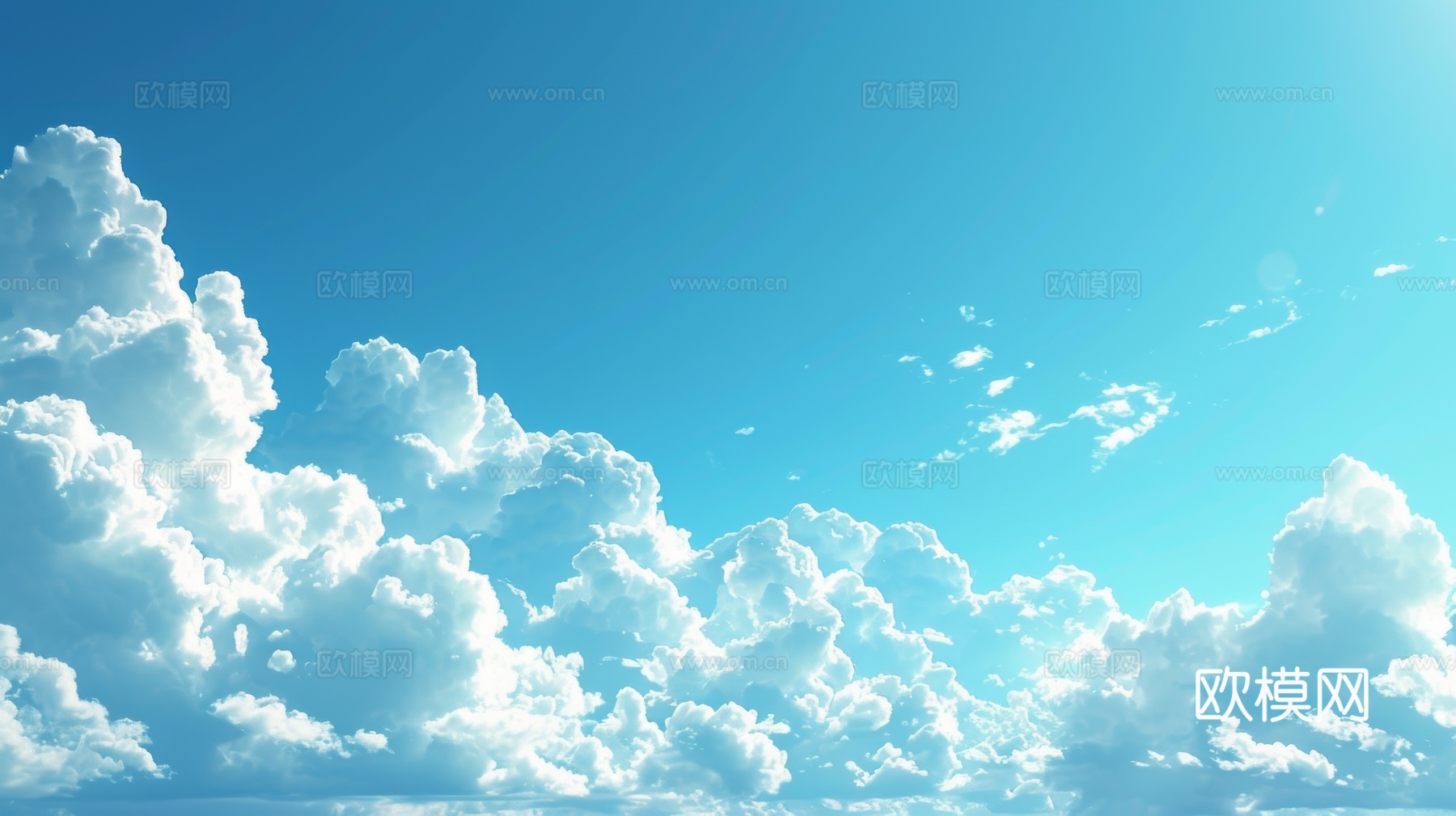 外景天空蓝天白云