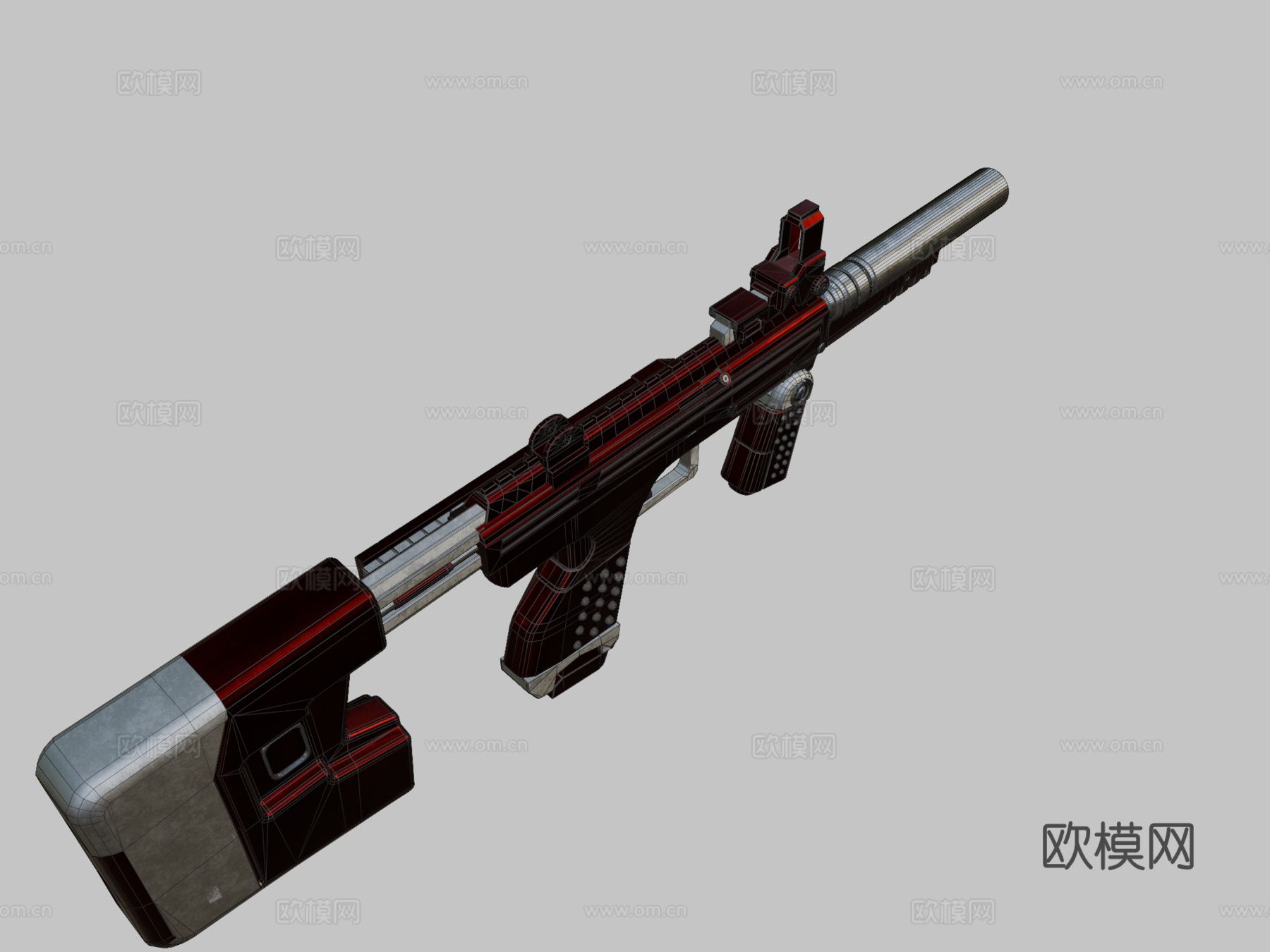 光环2周年纪念SMG3d模型