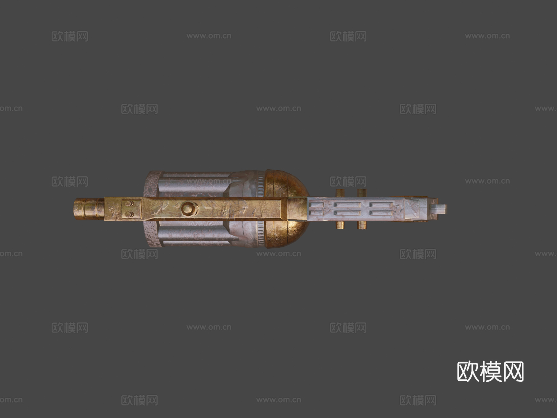 蒸汽朋克武器3d模型