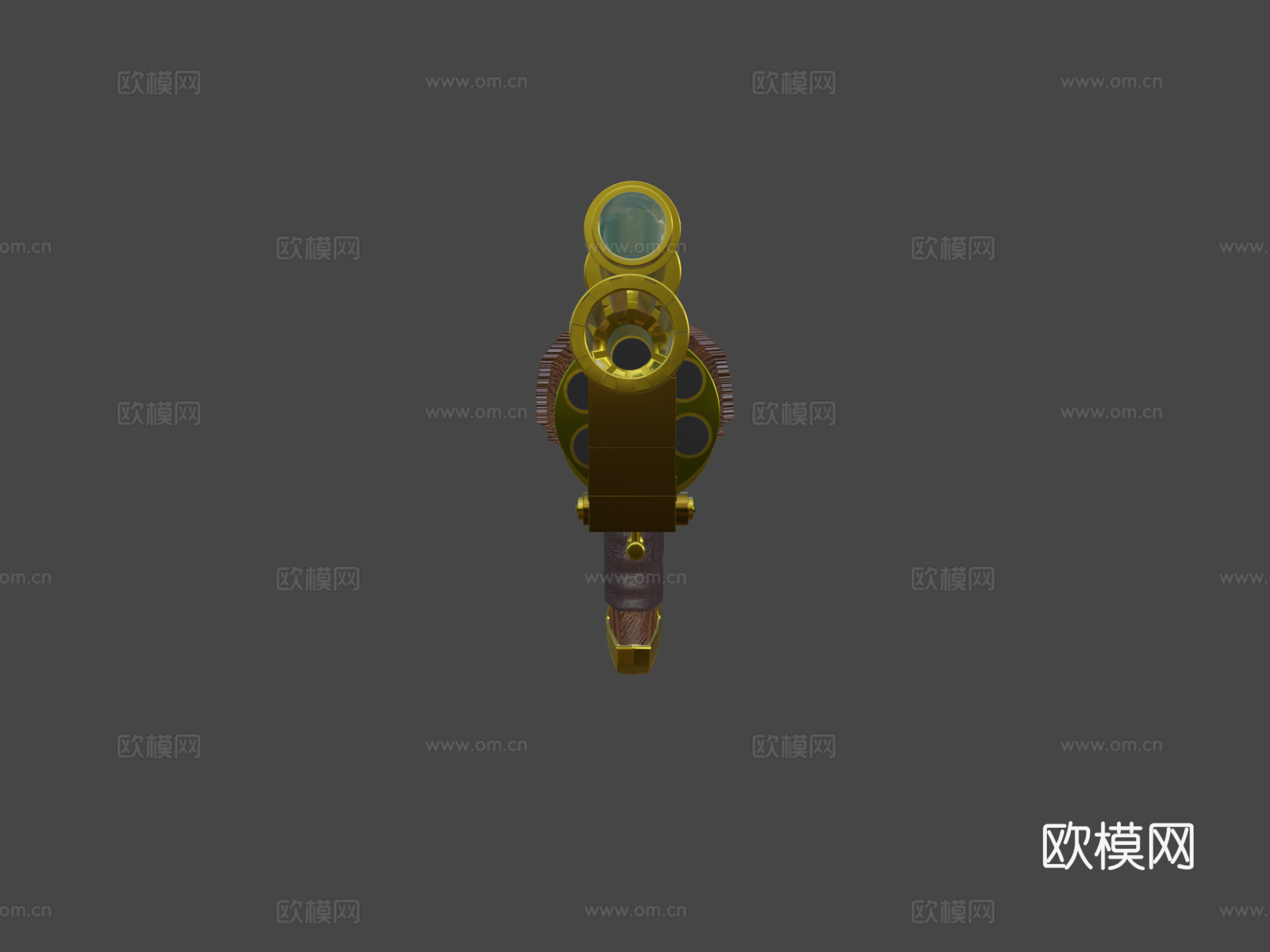蒸汽朋克枪3d模型