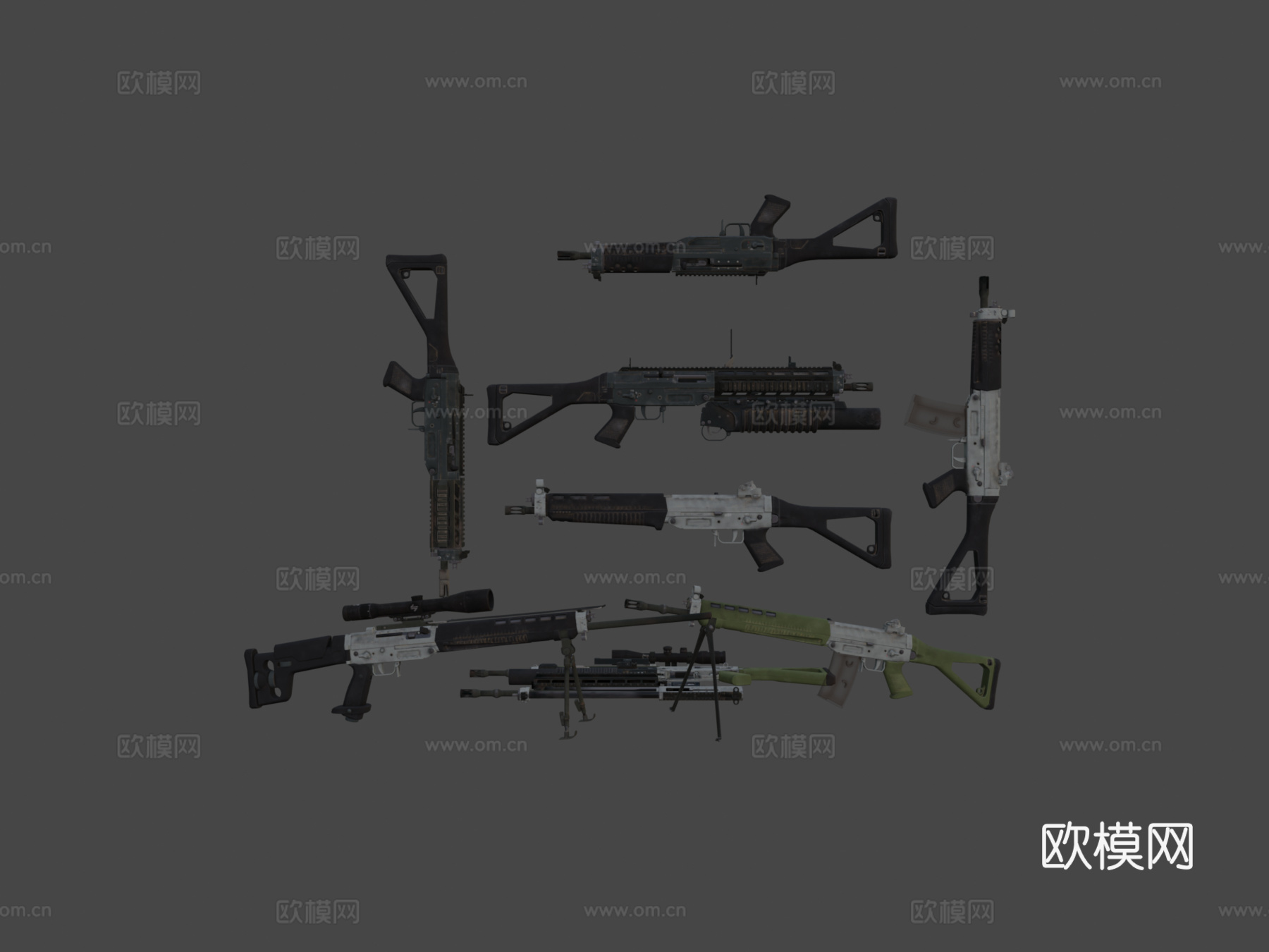 SIG SG550步枪su模型