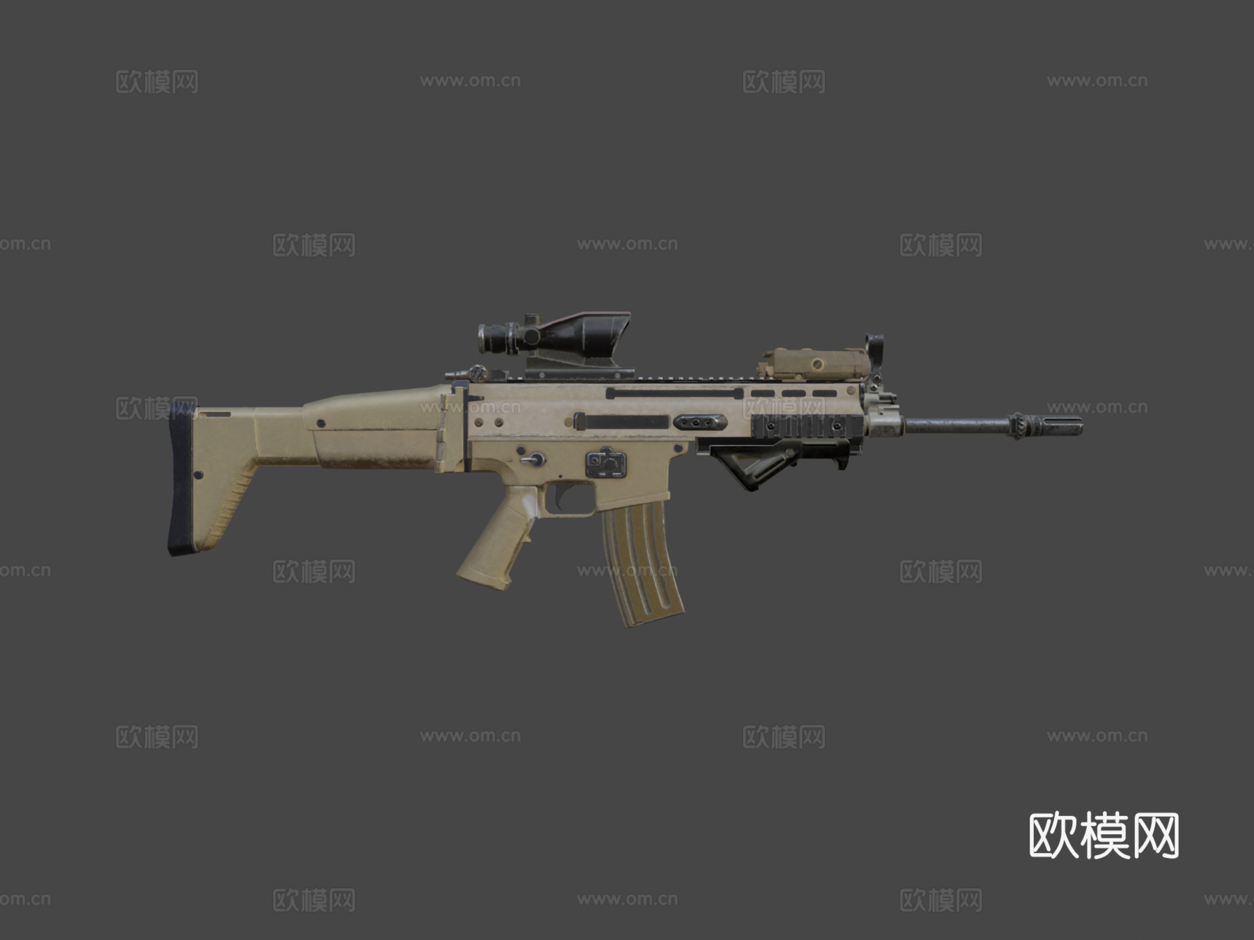 东京Marui SCAR-L3d模型