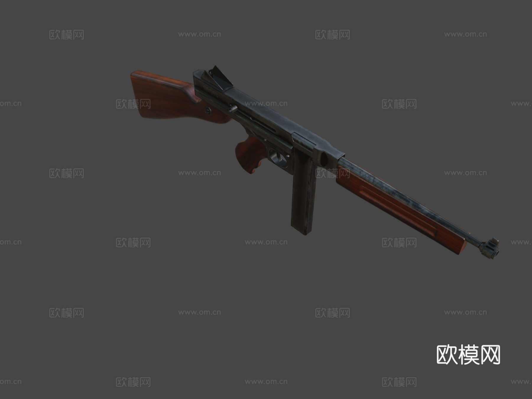 汤普森M1A1su模型