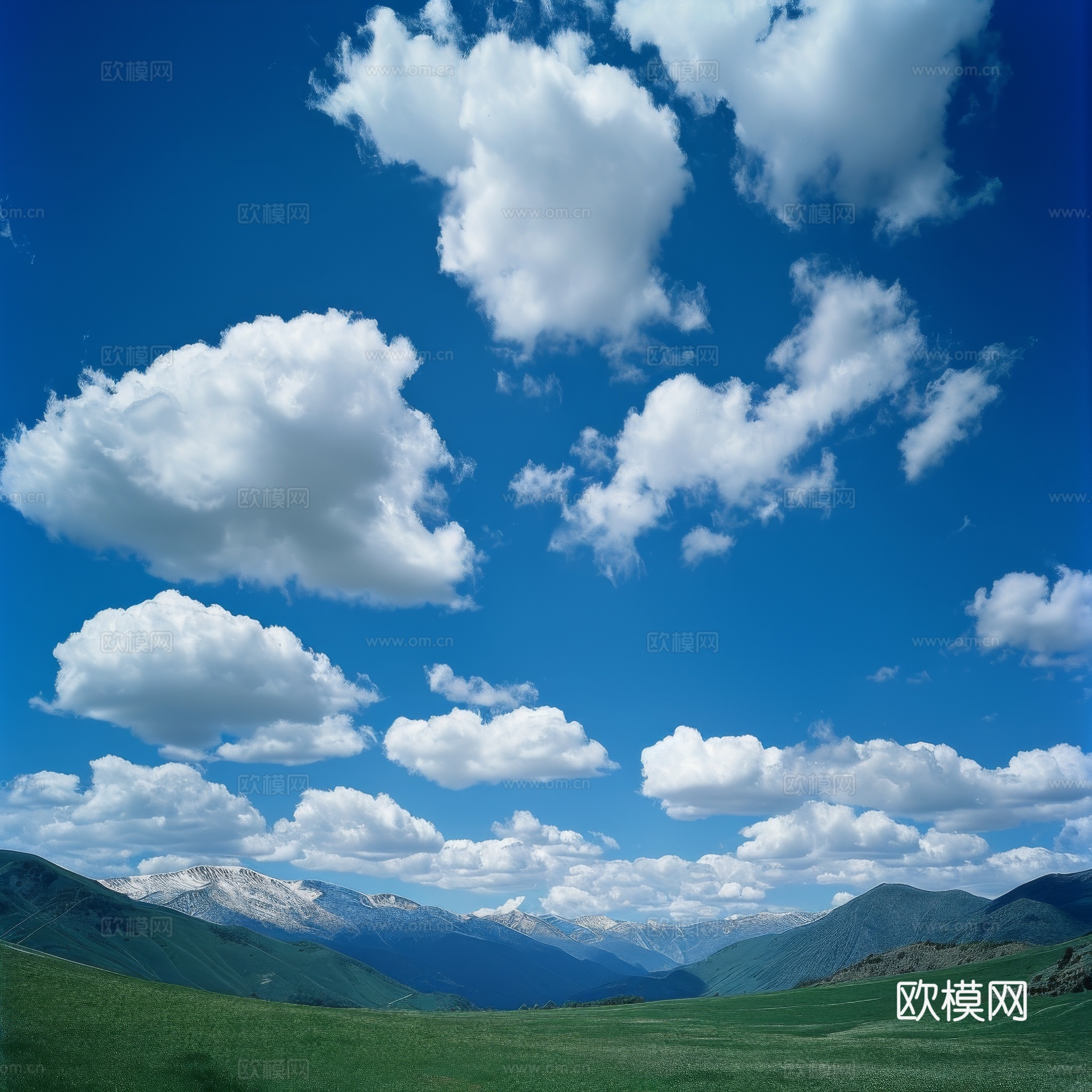 外景天空蓝天白云