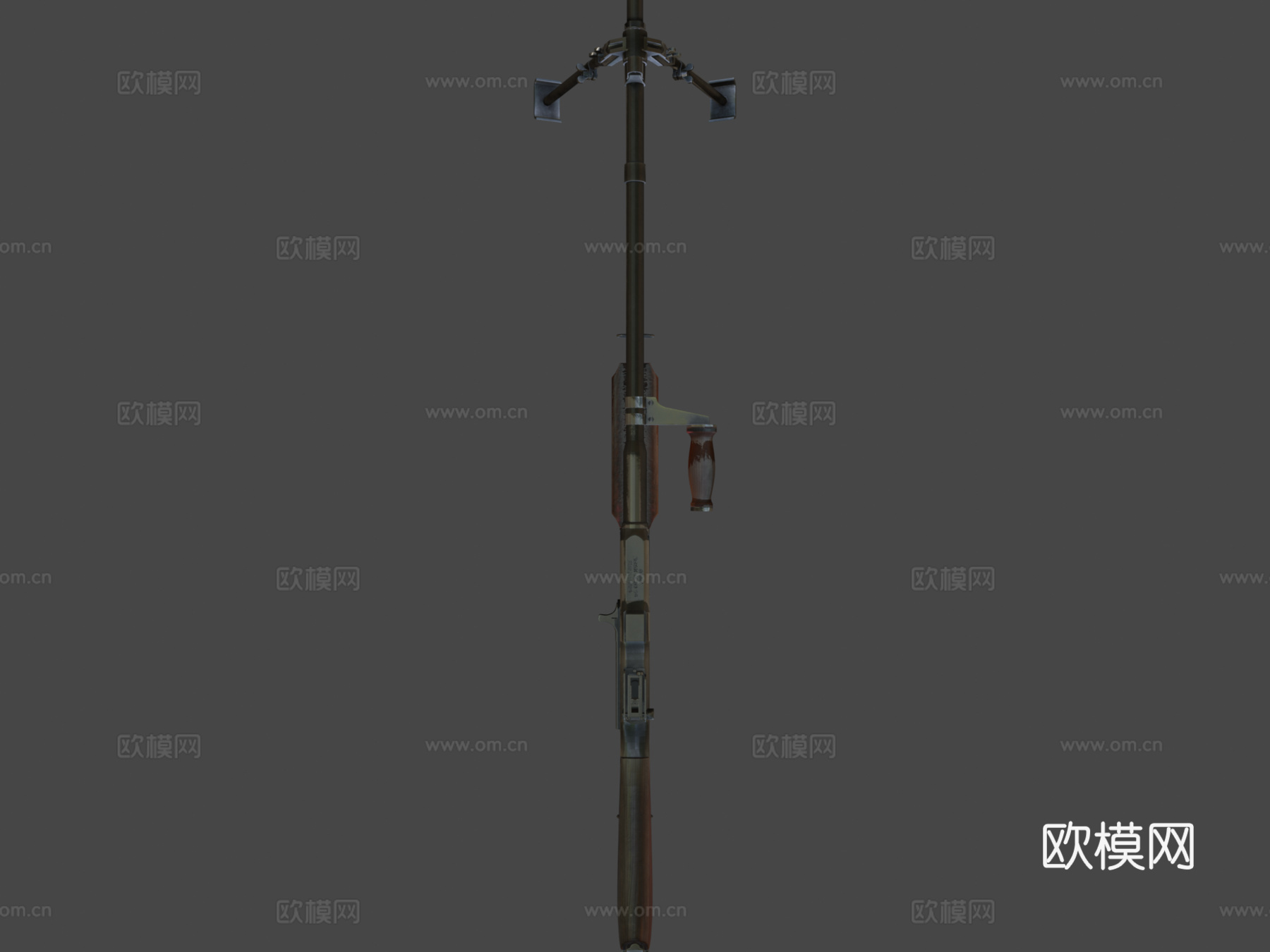 勃朗宁自动步枪M19183d模型