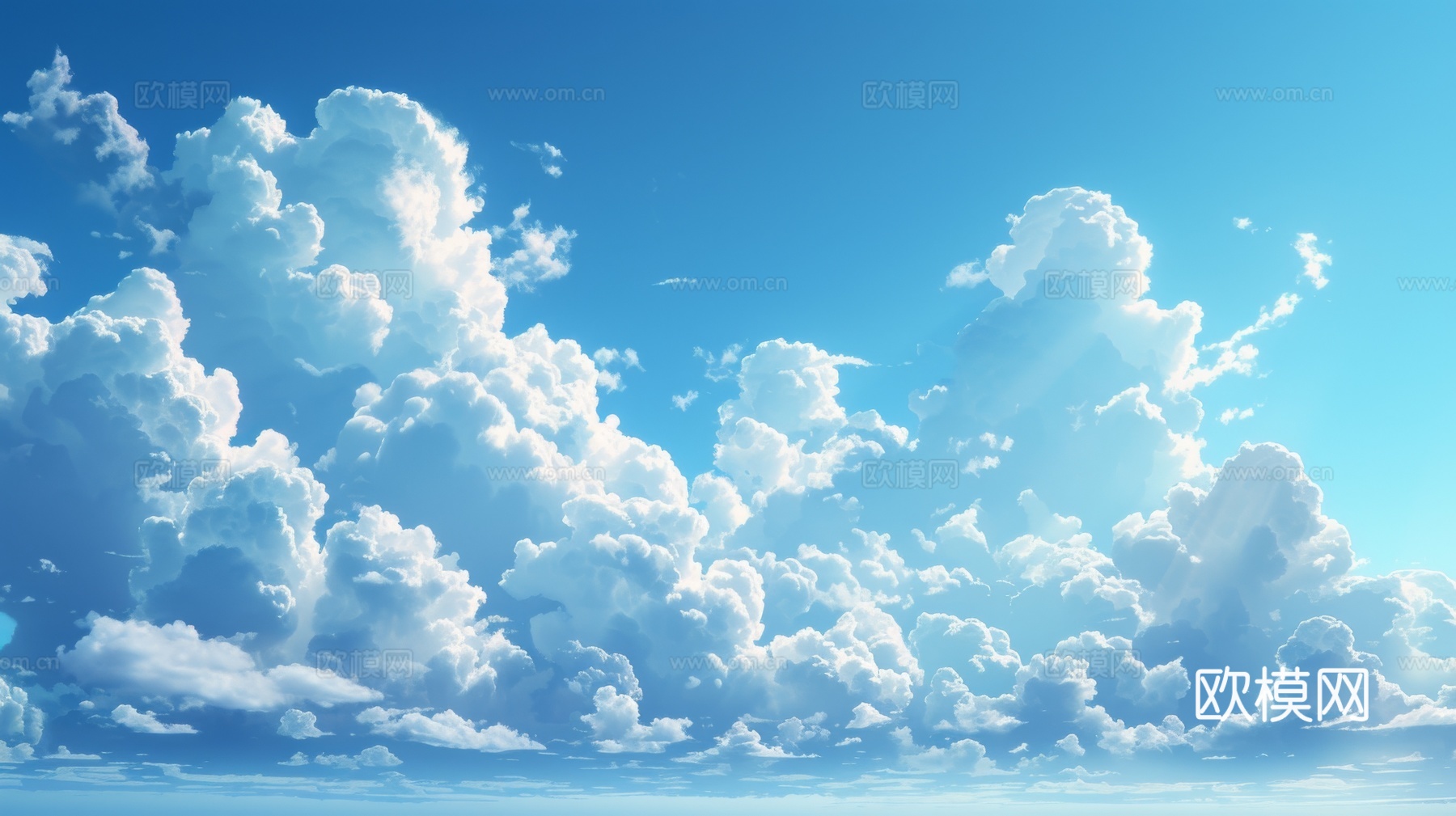 外景天空蓝天白云