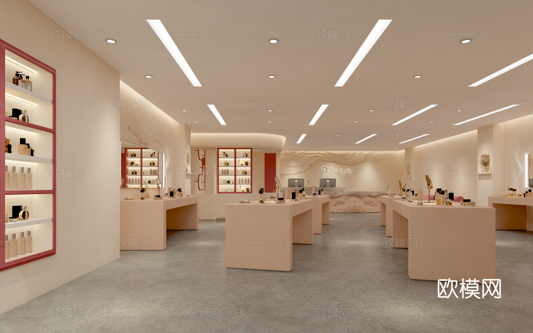 现代化妆品店3d模型