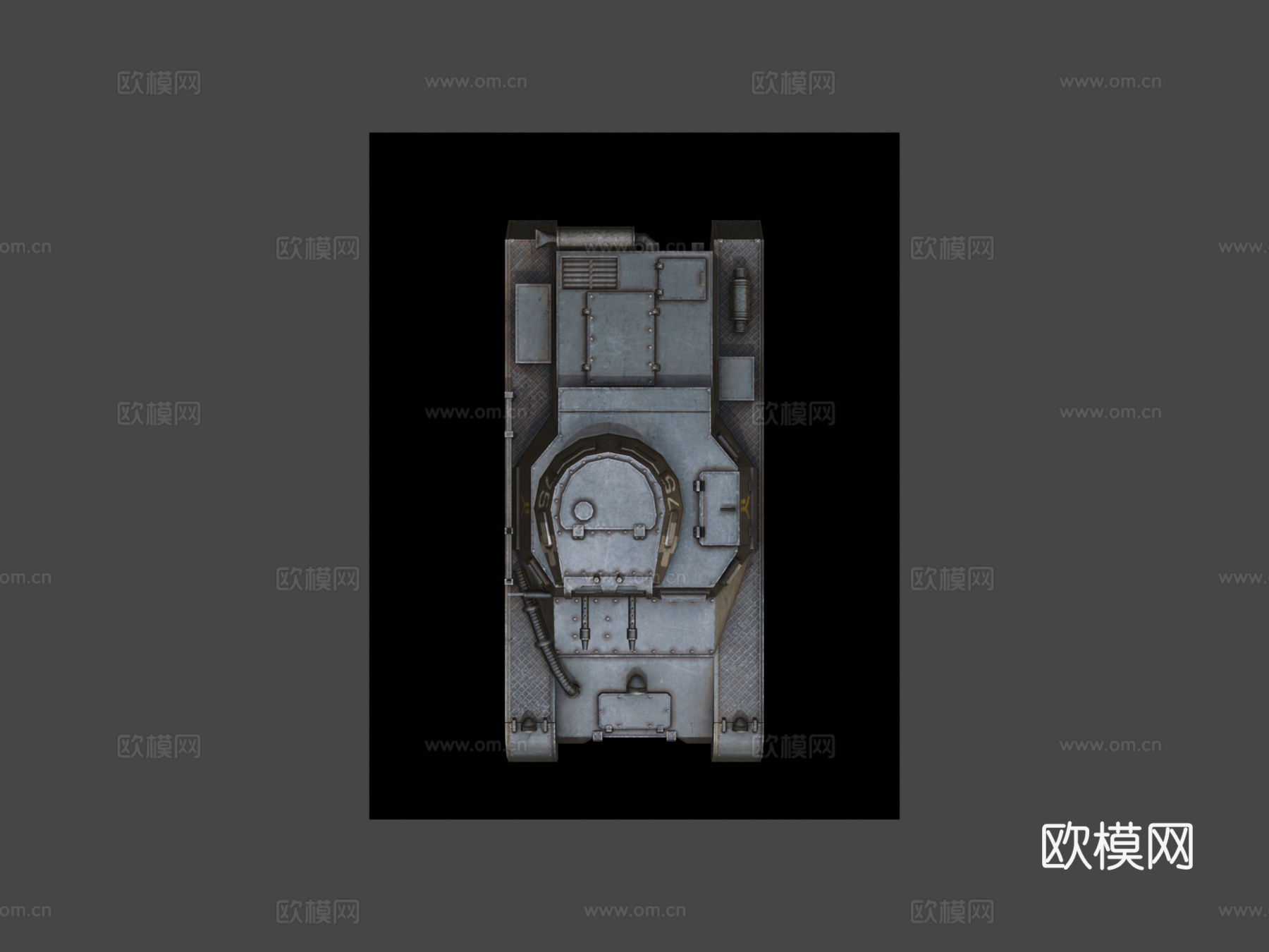 德国轻型坦克潘泽IB（SdKfz 101）3d模型