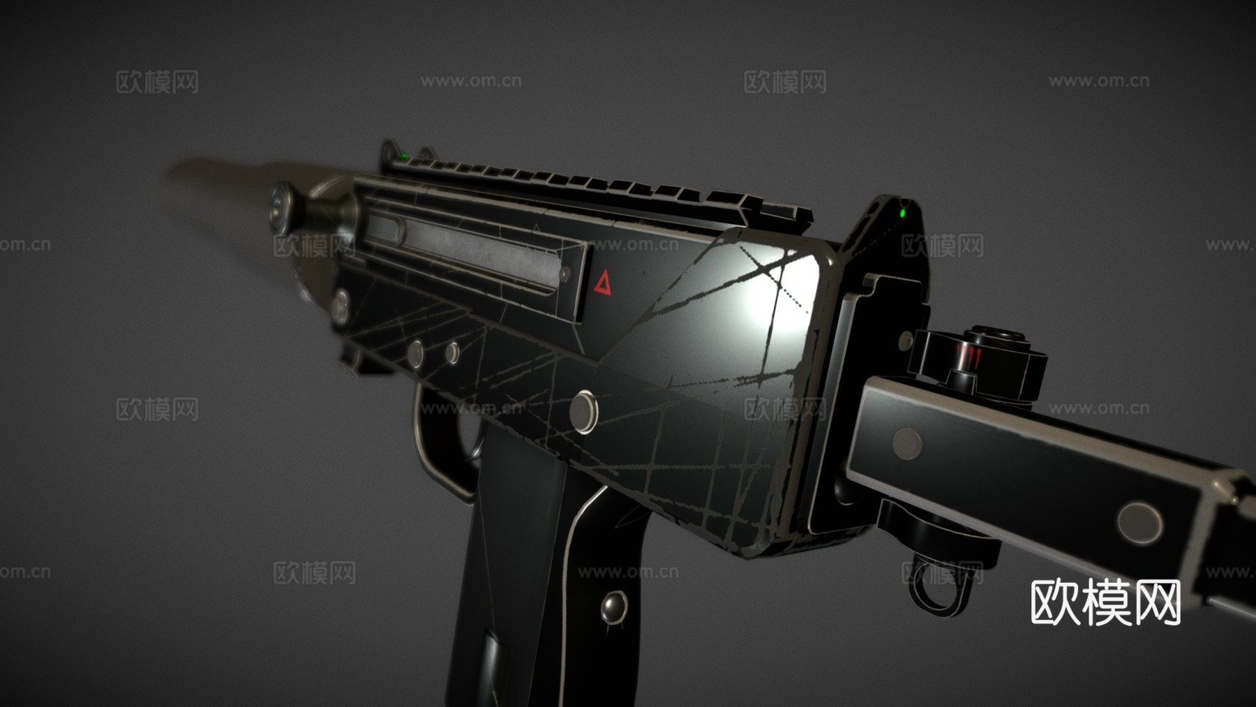 SMG-11 附带双弹匣和消音器su模型