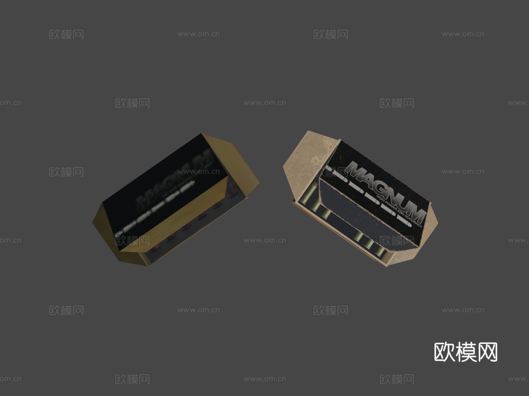 半条命2 .357弹药包3d模型