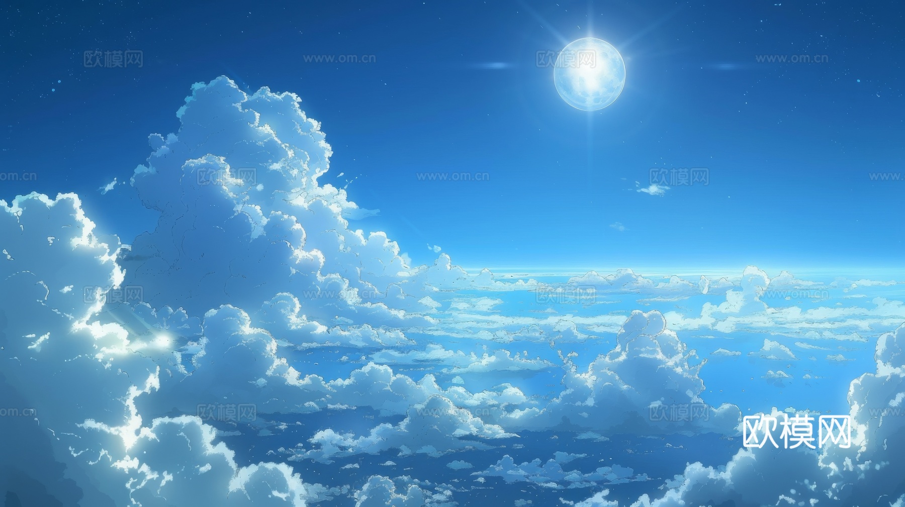 外景天空蓝天白云下载（渲染图5）