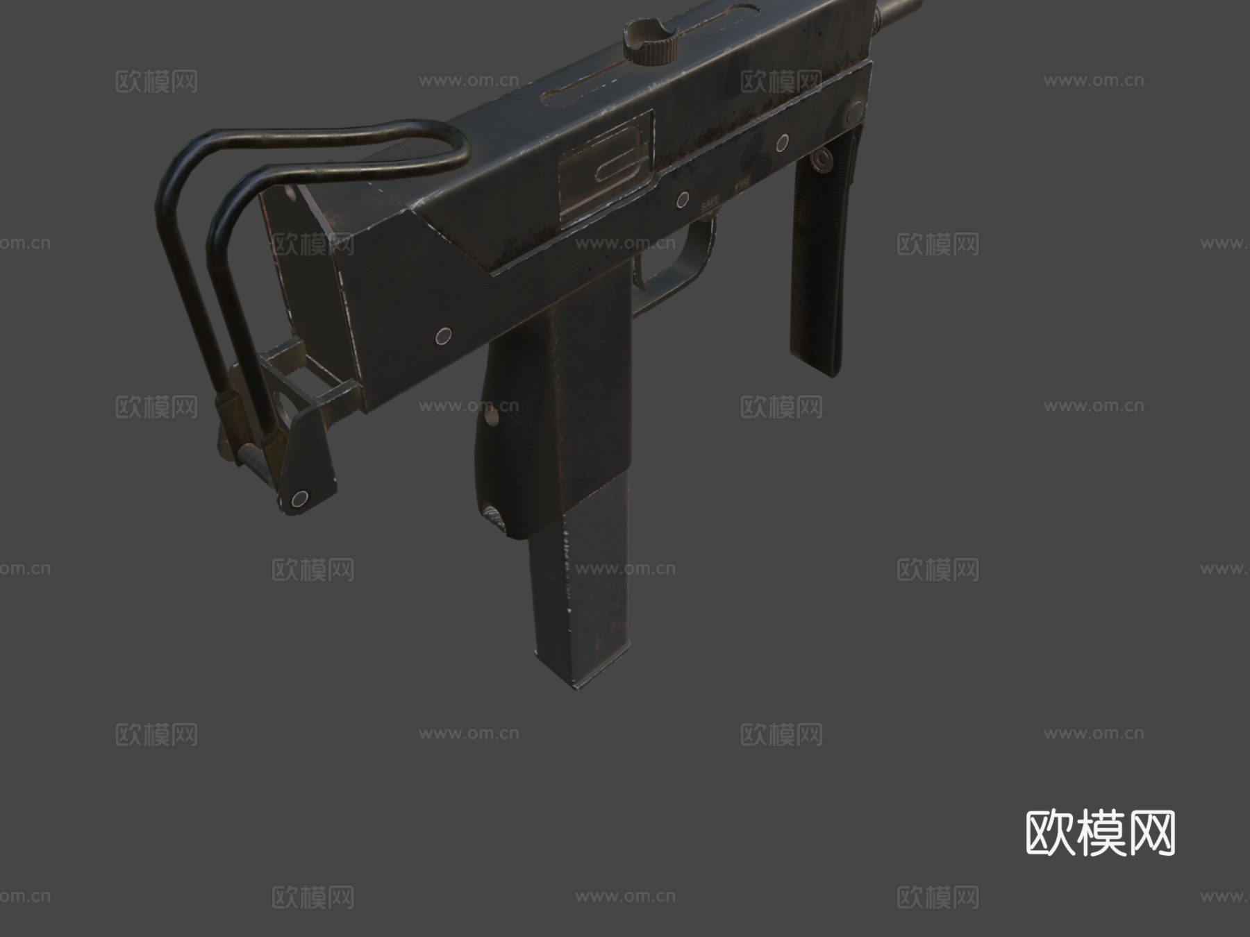 MAC-11冲锋枪su模型