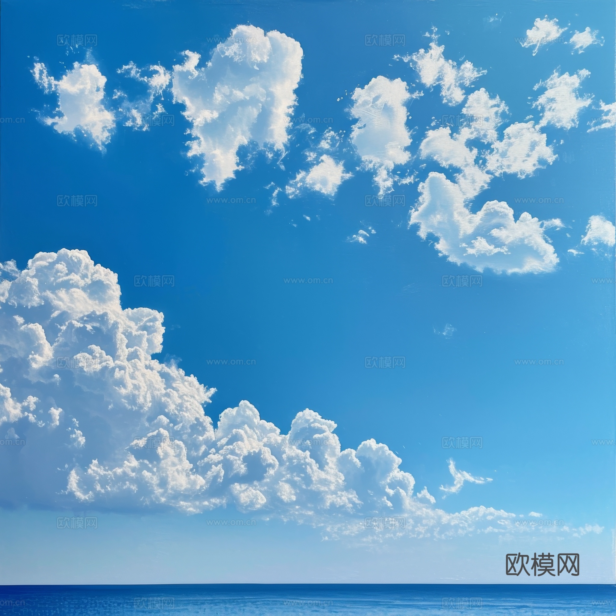 外景天空蓝天白云